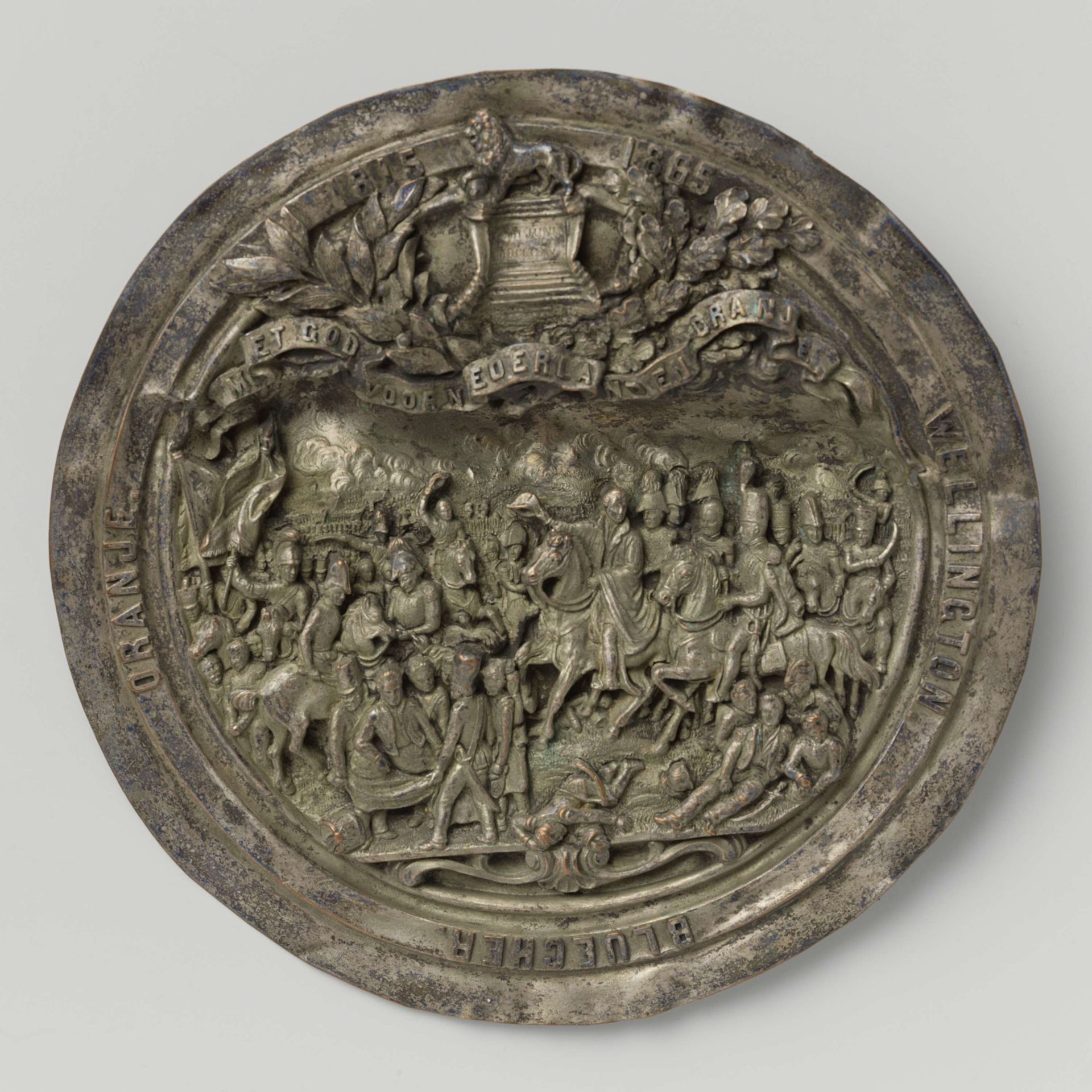 Plaquette van de Slag bij Waterloo by Anonymous