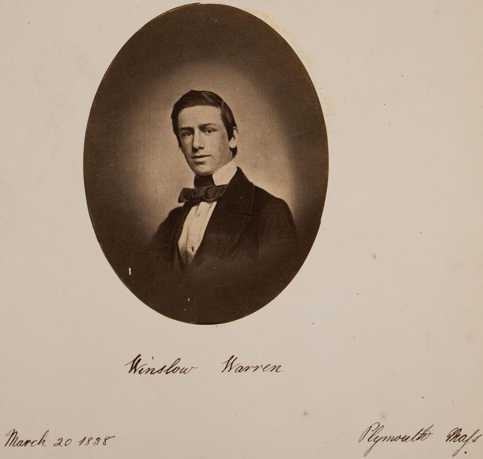 Winslow Warren, Plymouth, Massachusetts (1838-1930) by John Adams Whipple