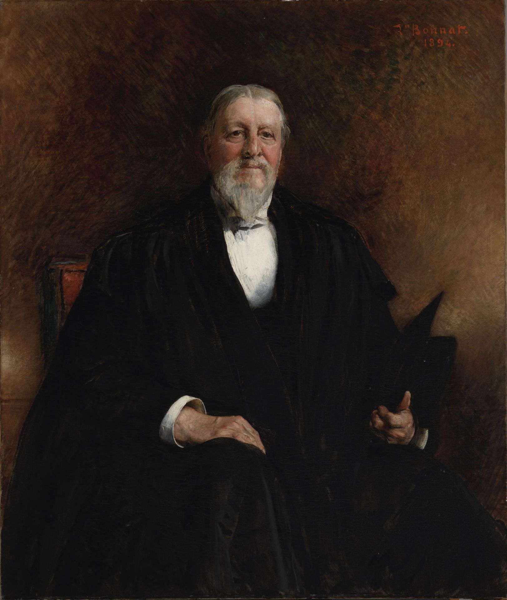 George Martin Lane (1823-1897) by LÃ©on Bonnat