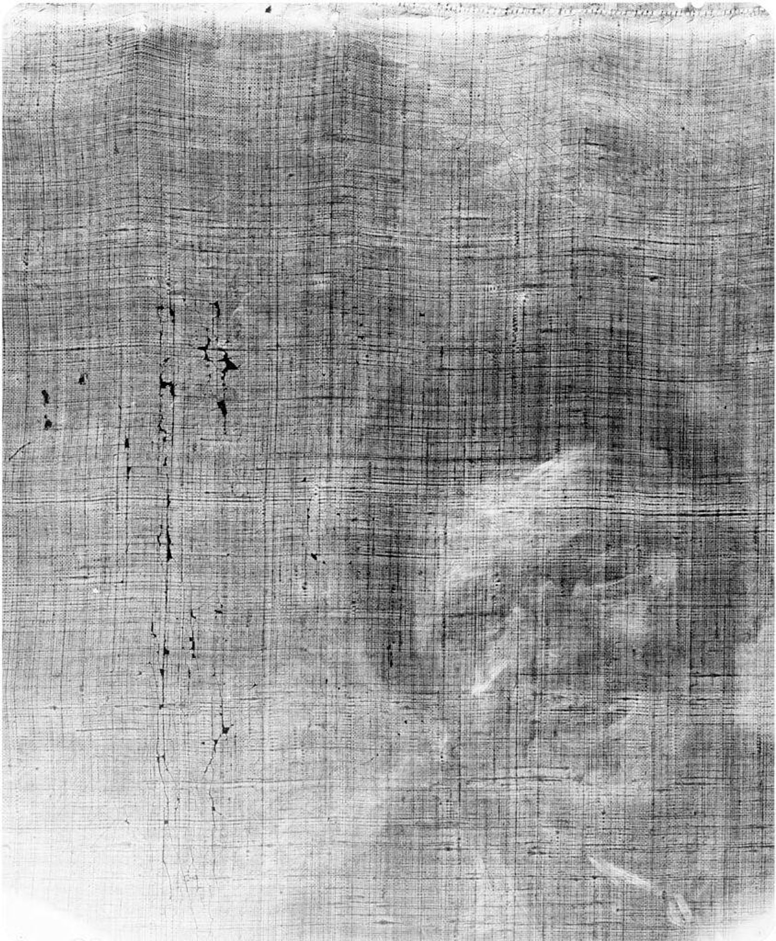 X-radiograph(s) of "Man with a Beer Keg" by Artist of original: Frans Hals