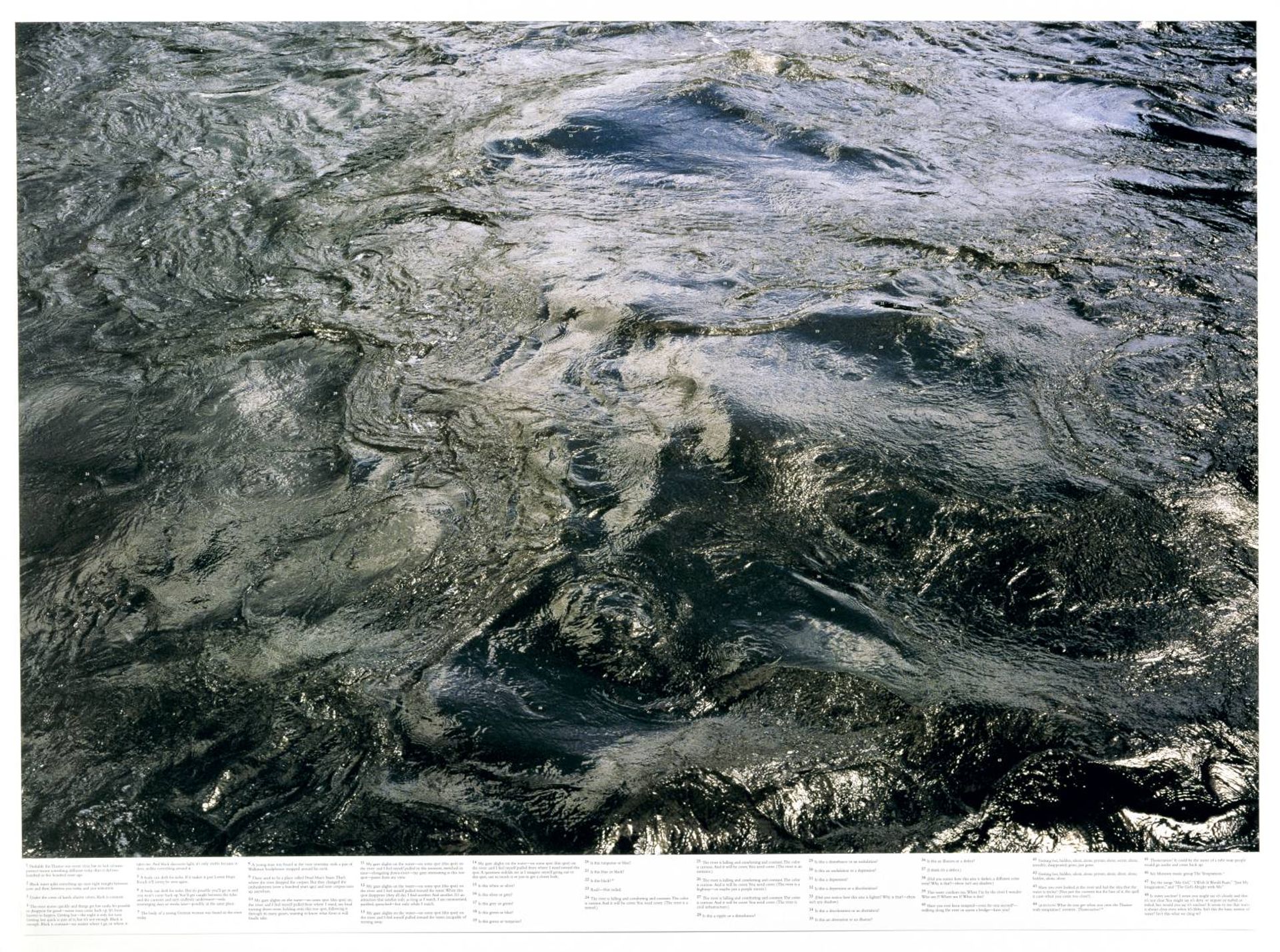 Untitled (from the series Still Water (The River Thames, for Example)) by Roni Horn