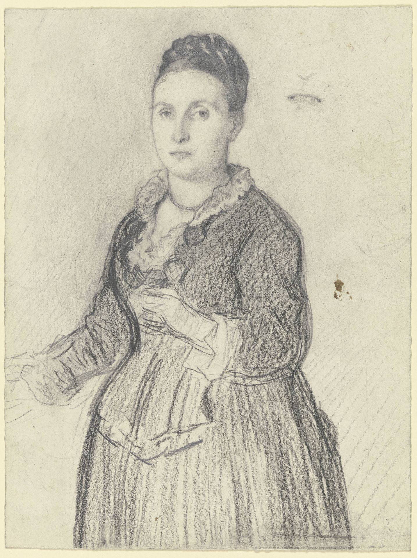 Portrait of Mrs Tom Plews by Otto Scholderer