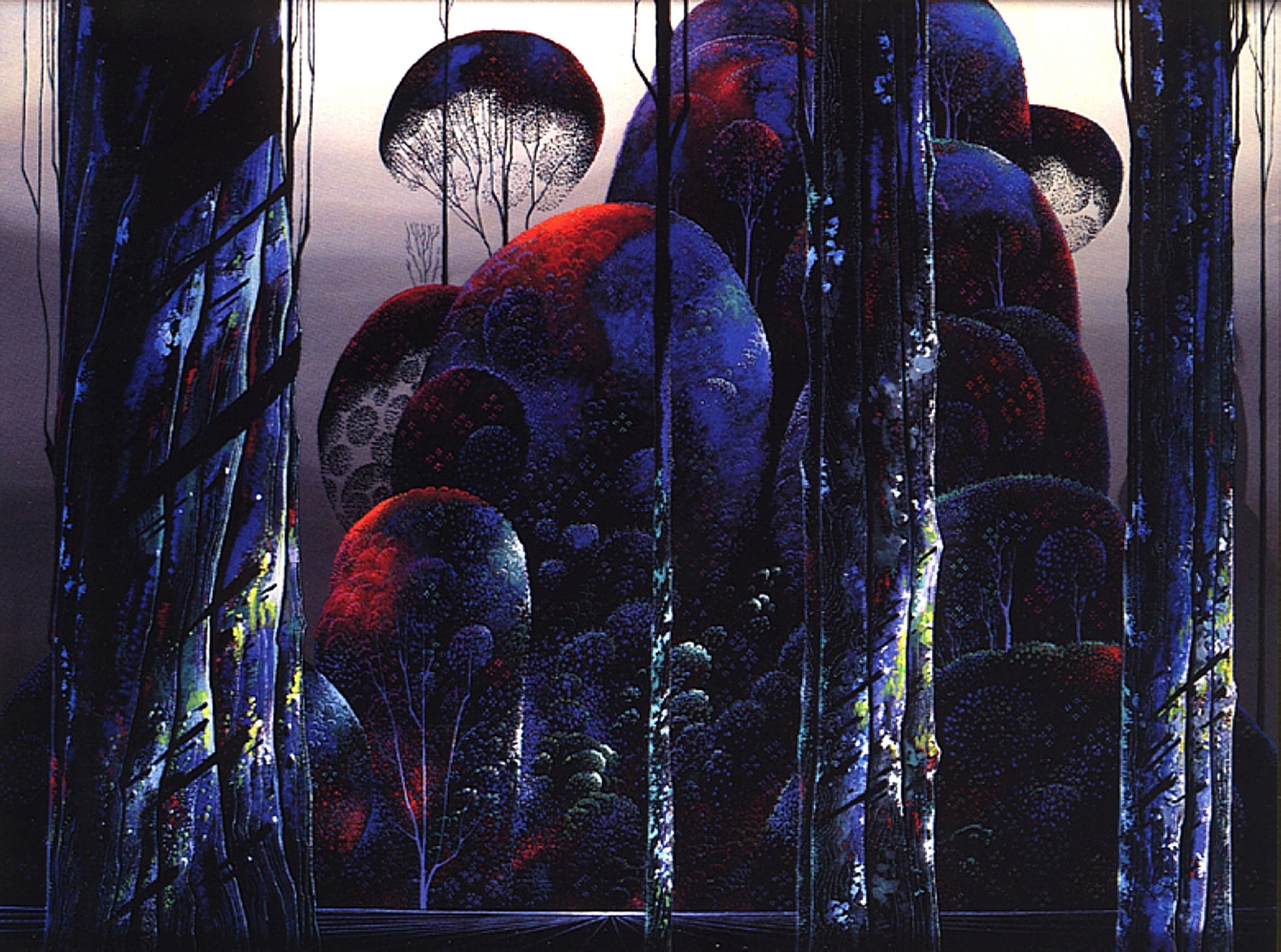 Trees Draped in Autumn by Eyvind Earle