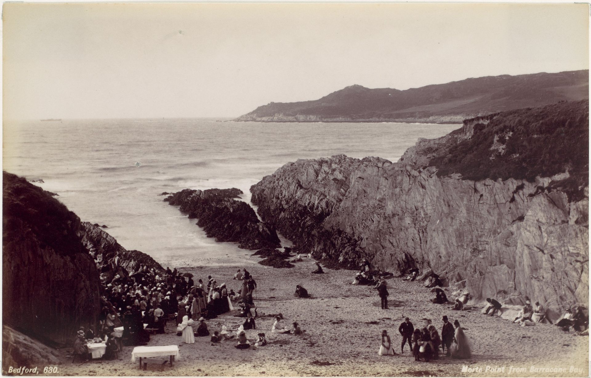 Morte Point from Barraoane Bay by Francis Bedford