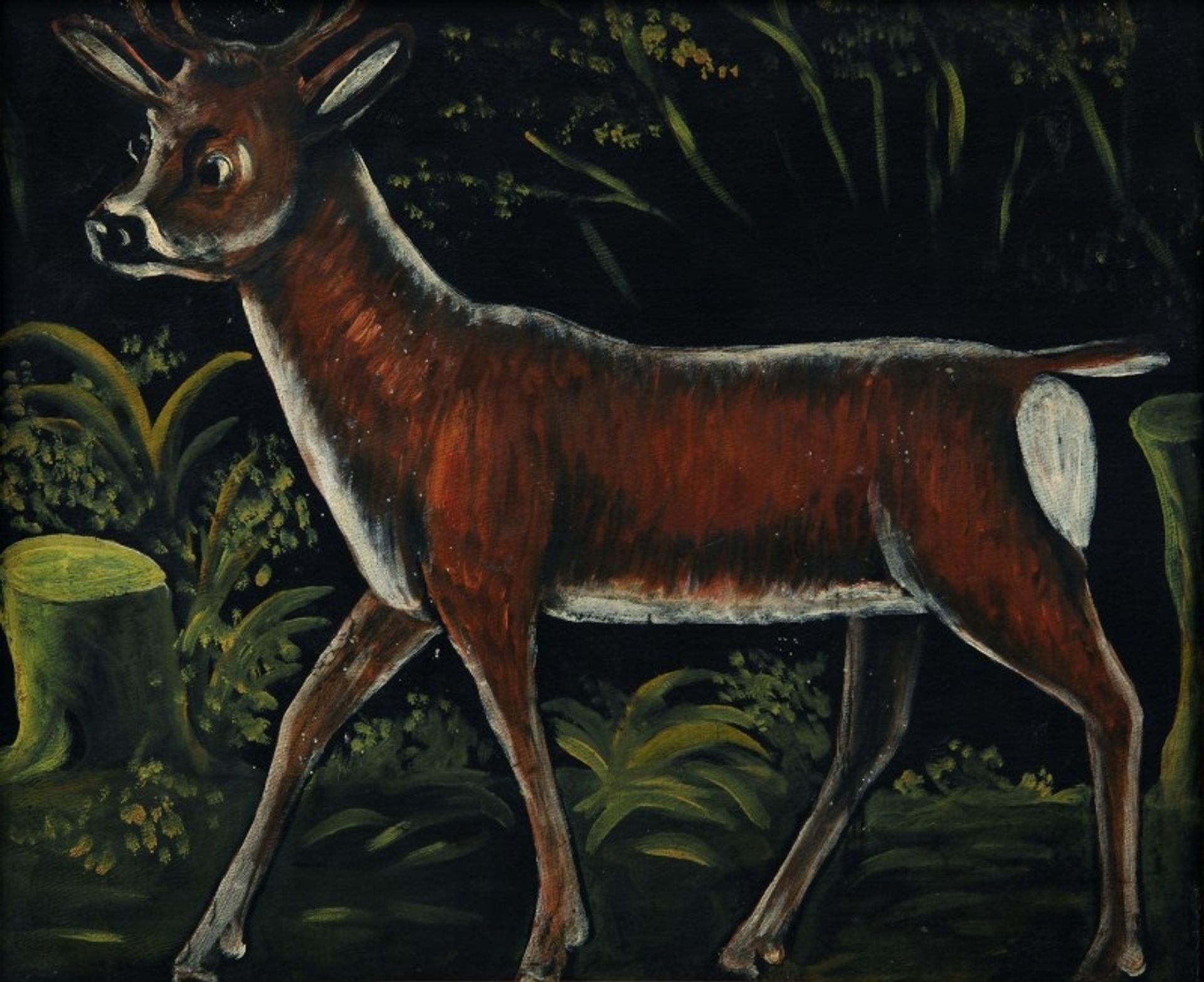 Roe deer fawn by Niko Pirosmani