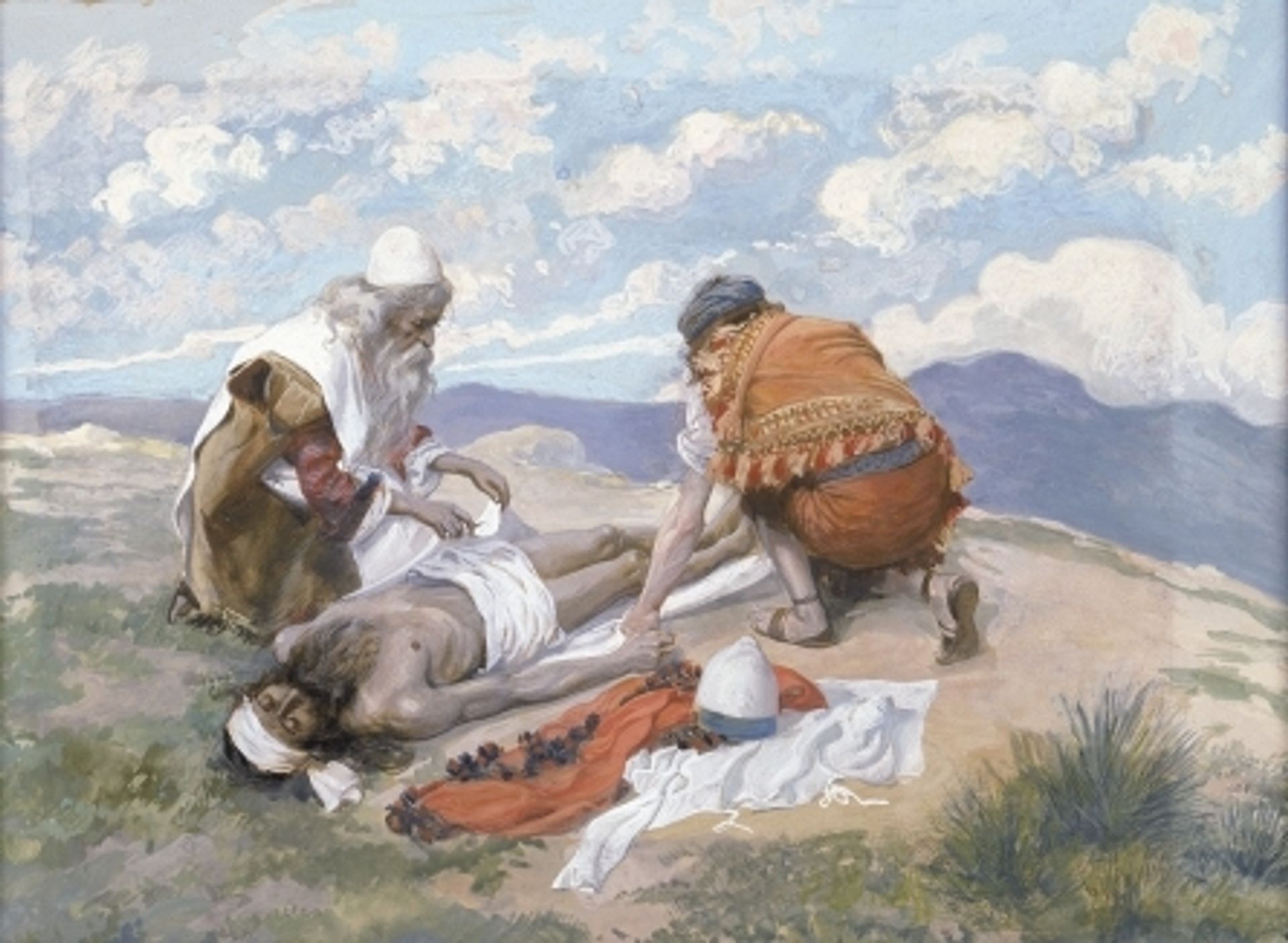 The Death of Aaron by James Tissot
