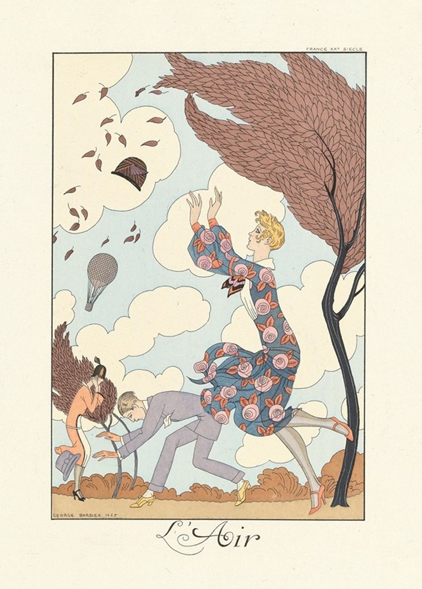 L’Air by George Barbier