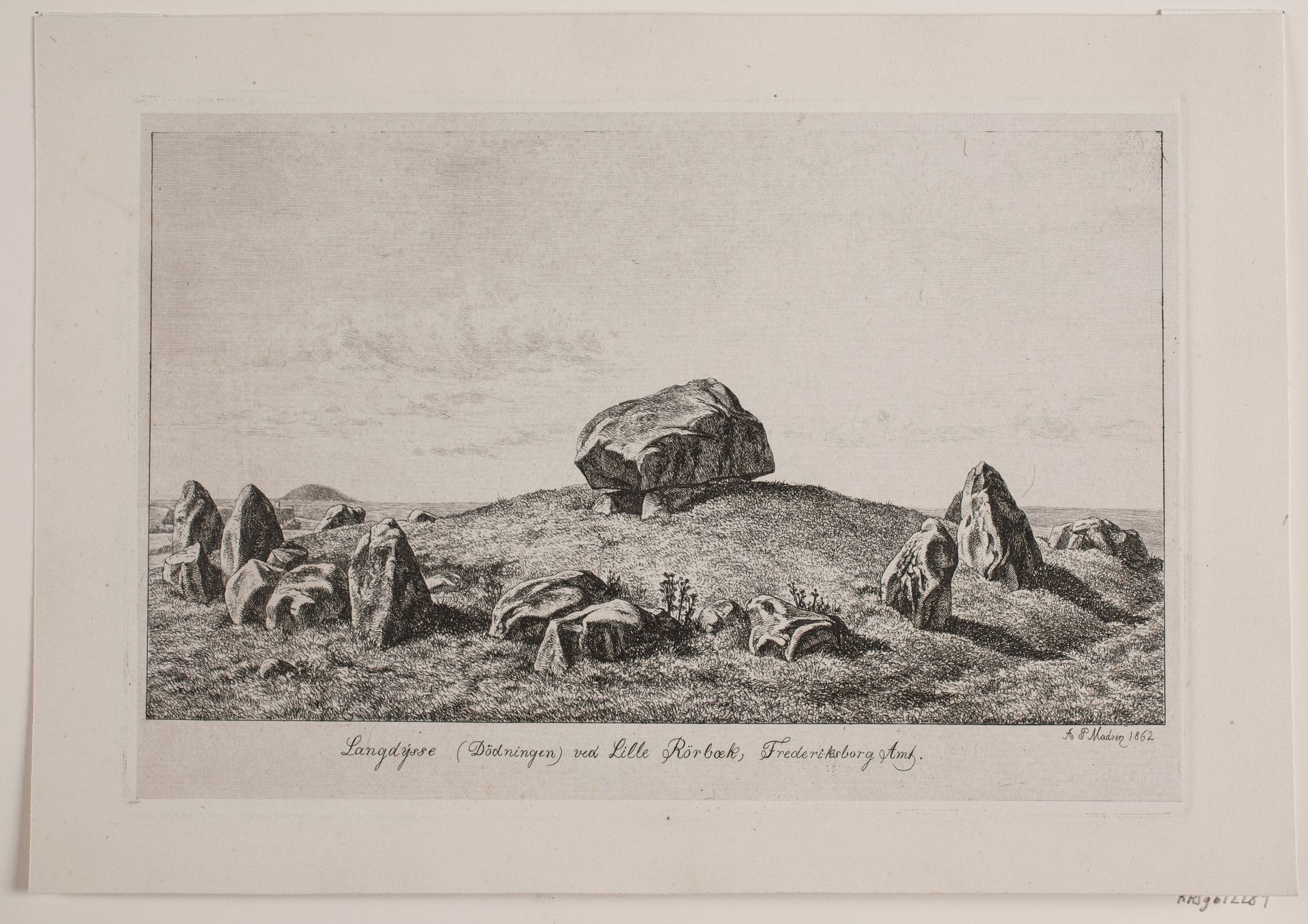 Langdysse ved Lille Rørbæk by Madsen, A.P.