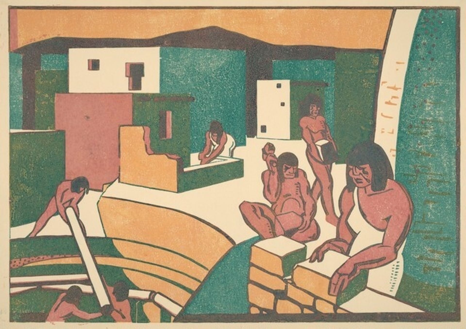 Building a Kiva by Harold Emerson Keeler