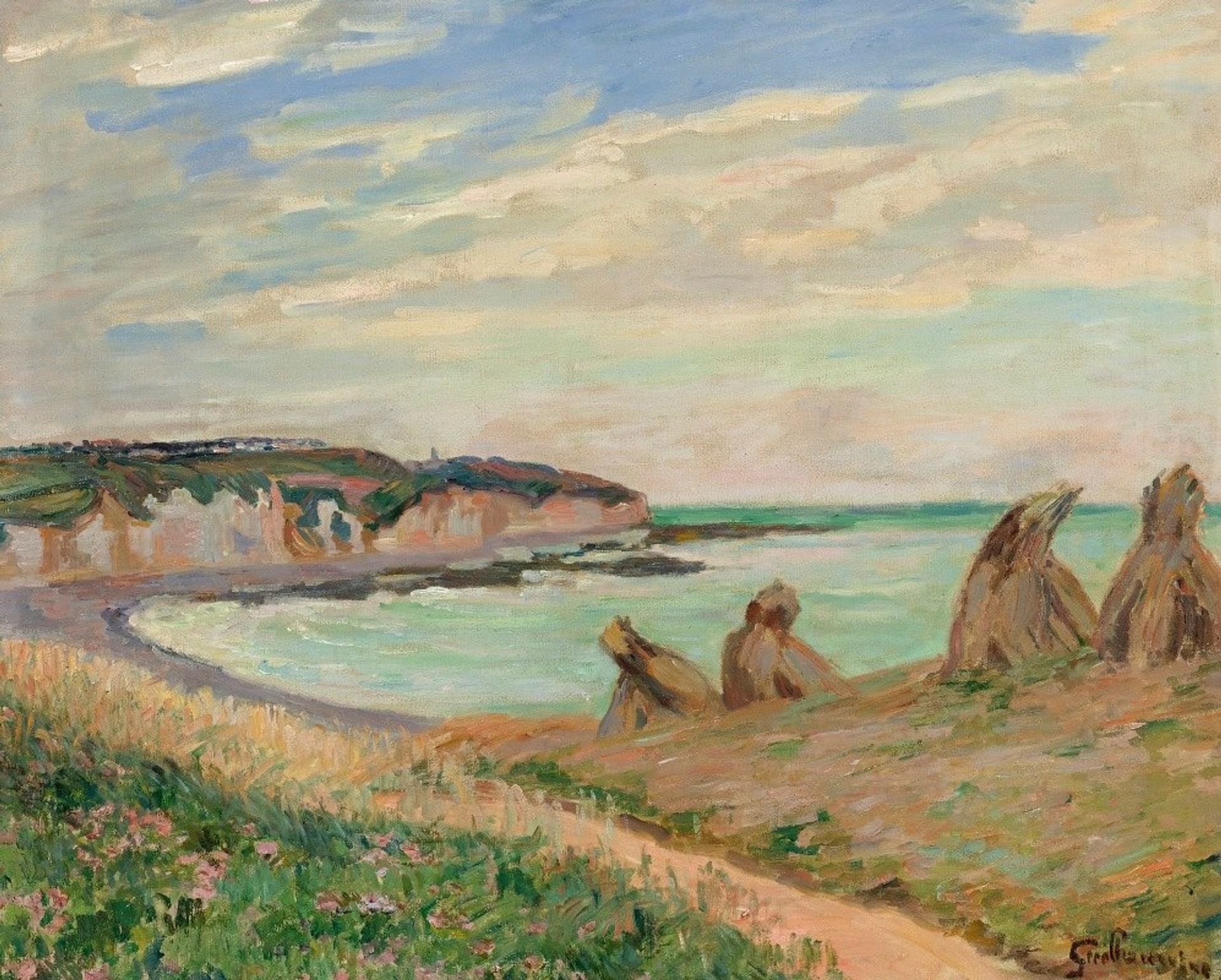 Paysage De La Manche by Armand Guillaumin