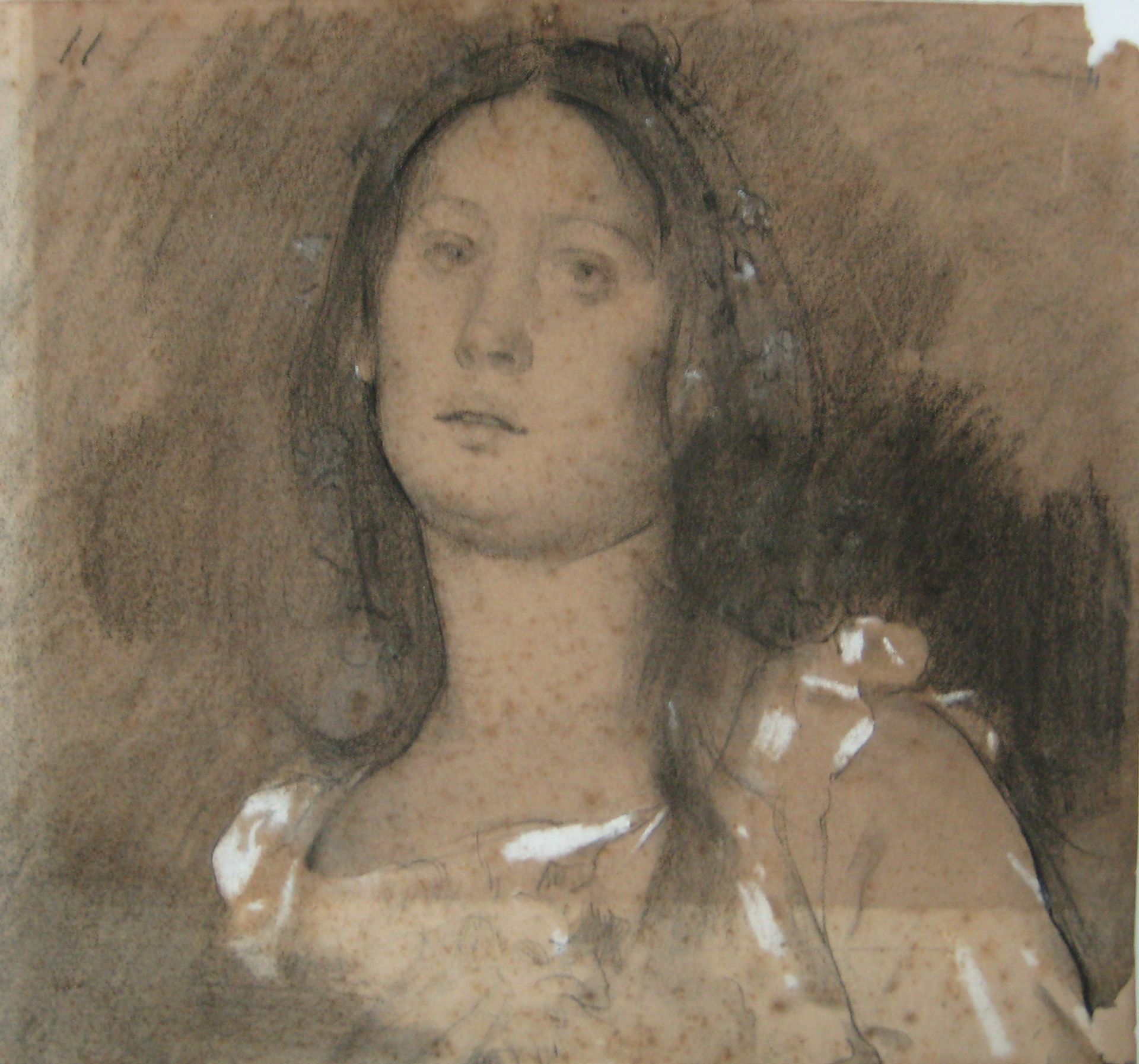 Bust of a girl by Joan Brull