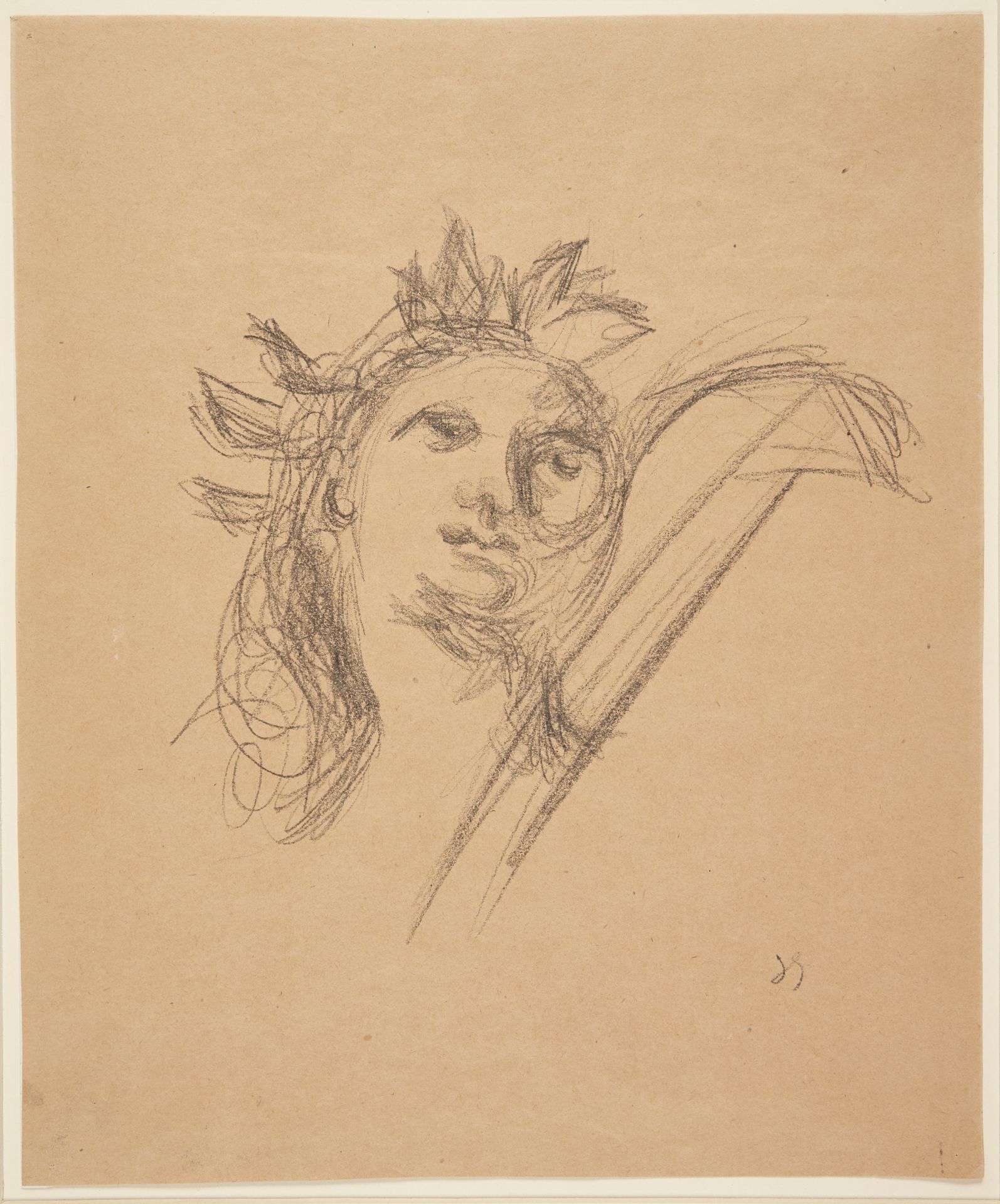 Hoved. Studie efter Raphael by Harald Giersing