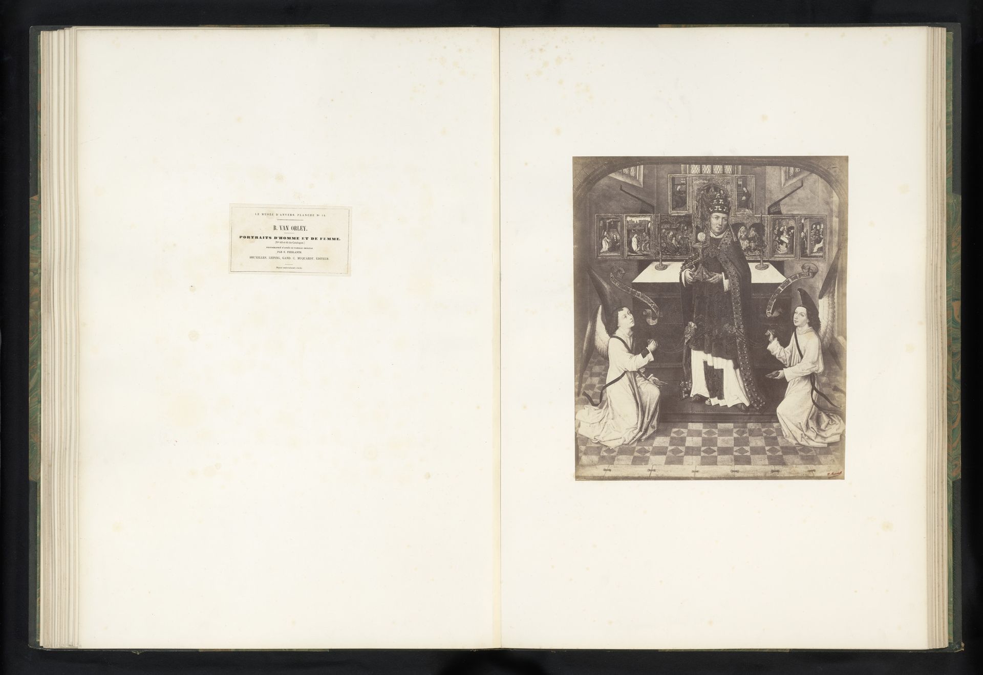 Fotoreproductie van de Aanbidding van het Sacrament by Edmond Fierlants