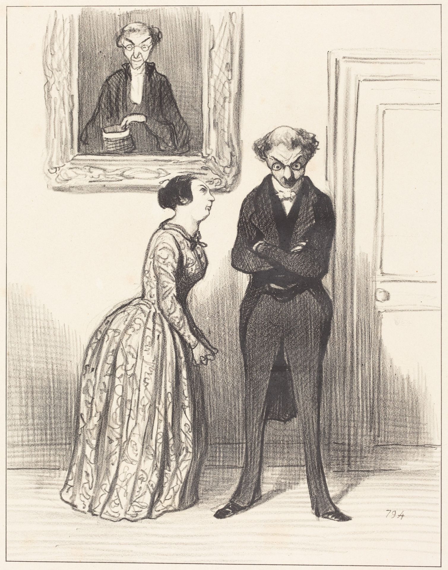 Et dire que voila trois... prévenu que je n'ai pas pu faire condamner!... by Honoré Daumier