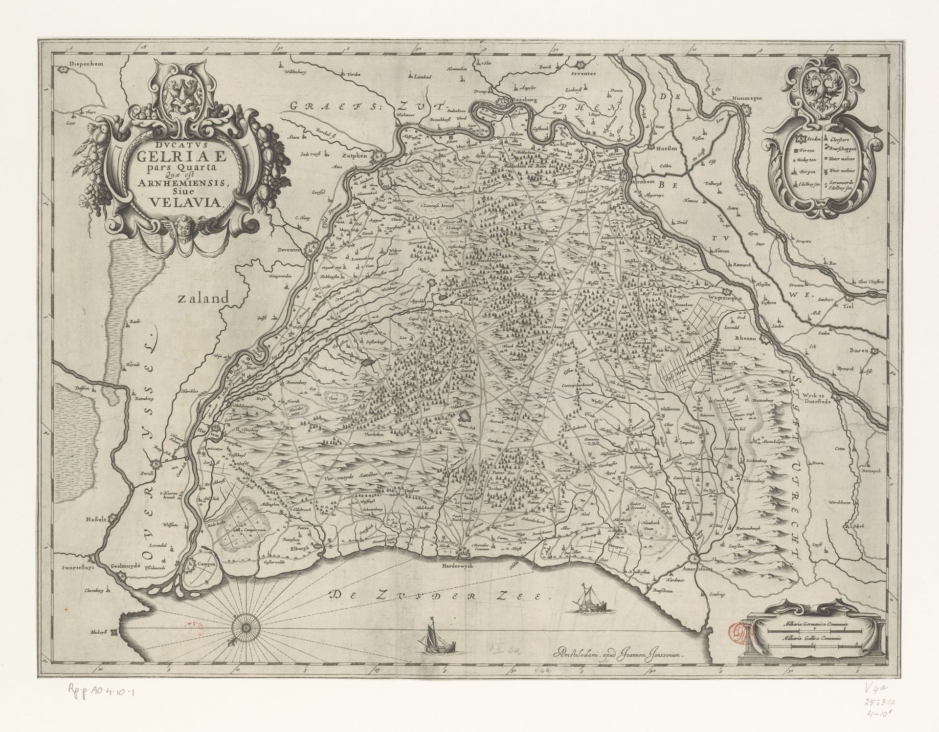 Kaart van de Veluwe by Anonymous