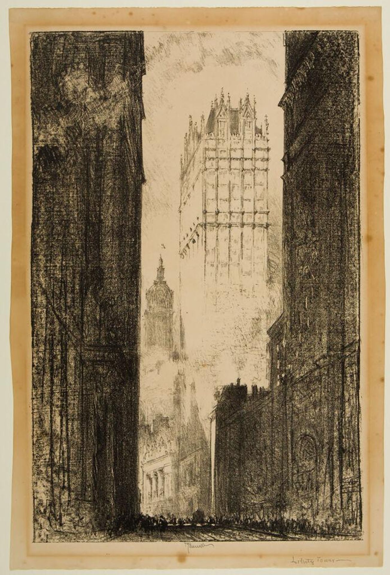Liberty Tower by Joseph Pennell