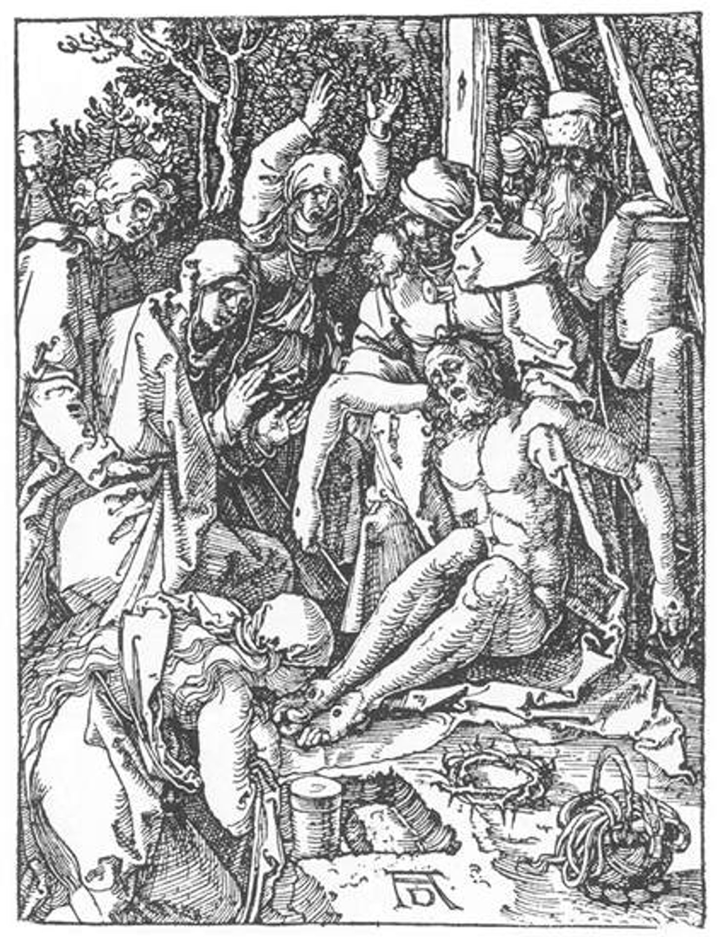 The Lamentation for Christ by Albrecht Durer