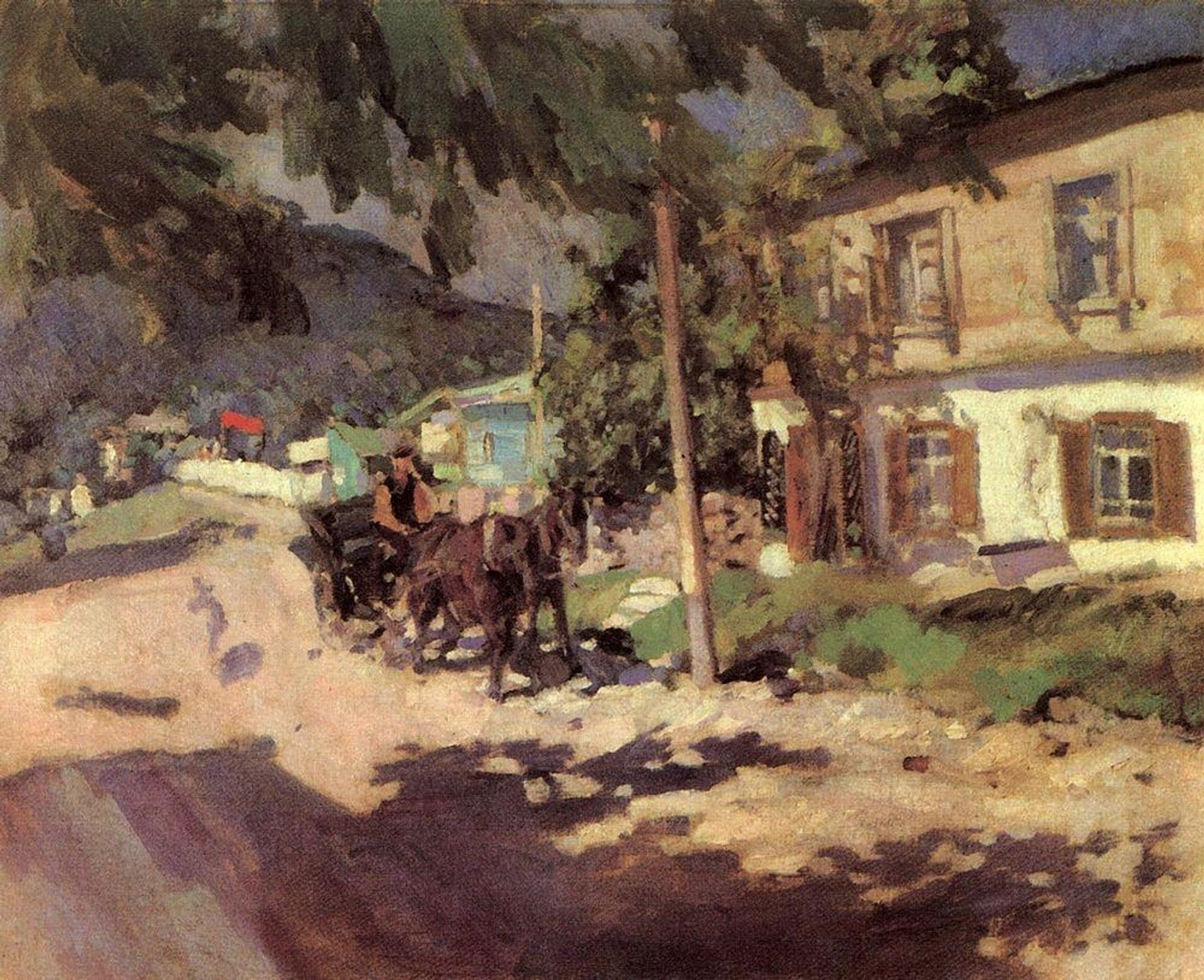 In Krasnokamenka under Gurzuf by Konstantin Alexeevich Korovin