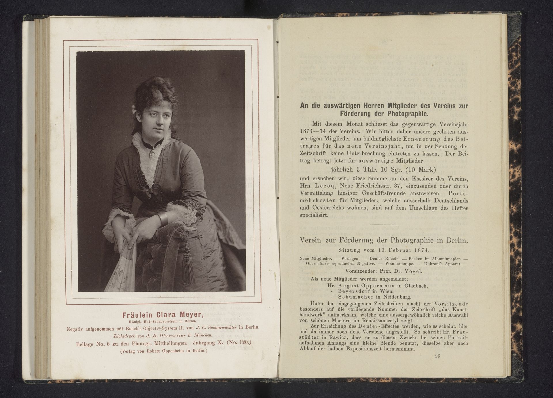 Portret van Clara Meyer by Anonymous