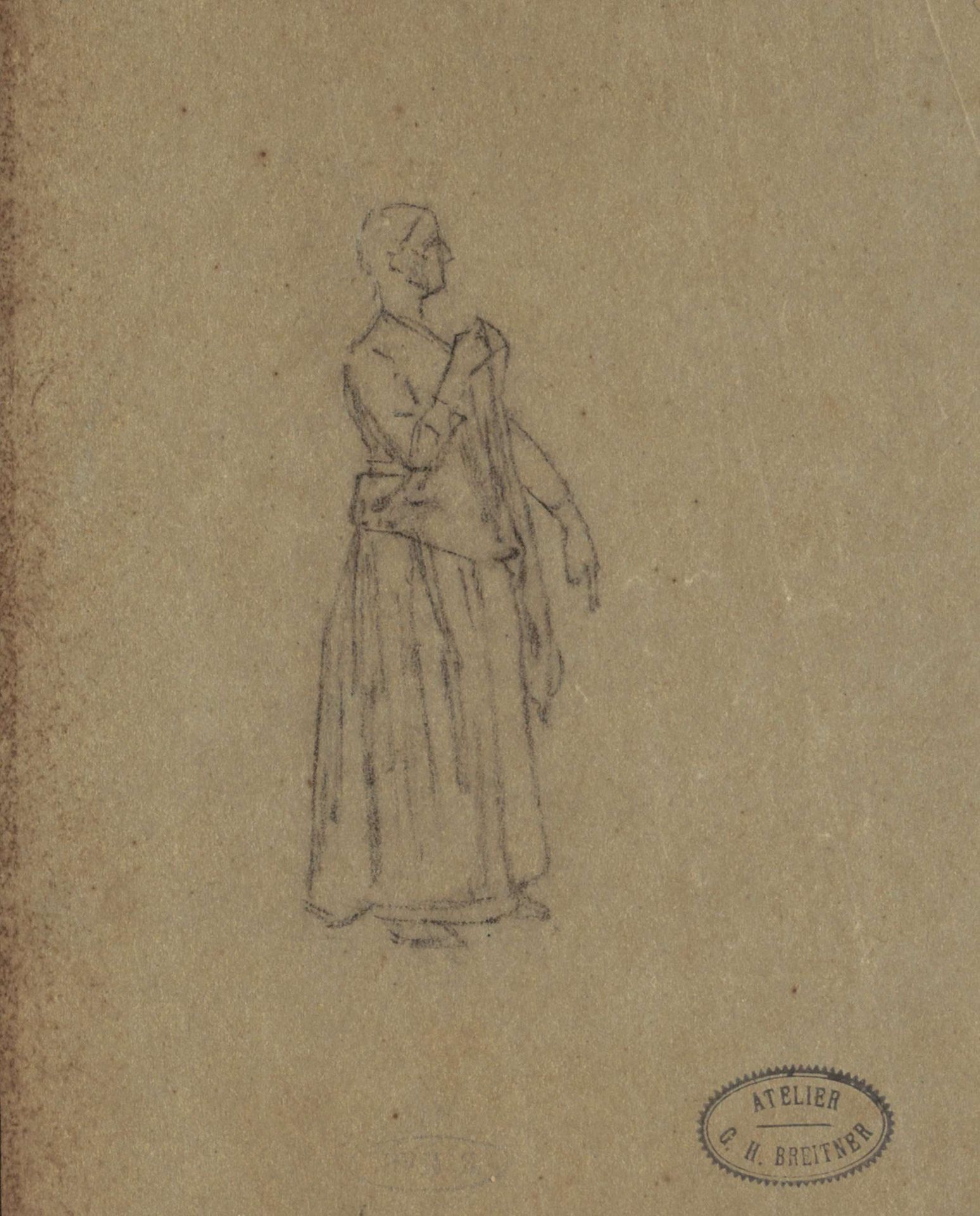Staande vrouw by George Hendrik Breitner