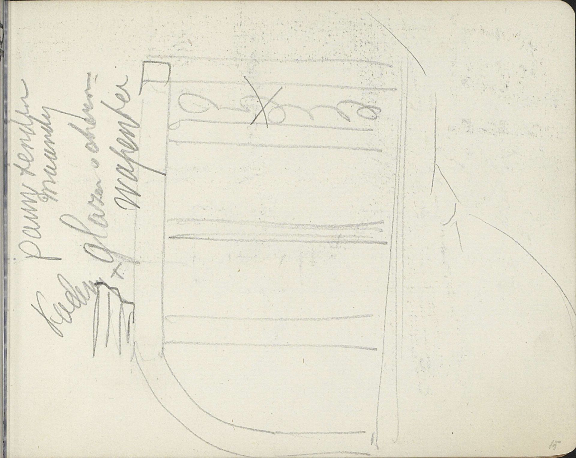 Ontwerp, vermoedelijk voor een venster by Carel Adolph Lion Cachet