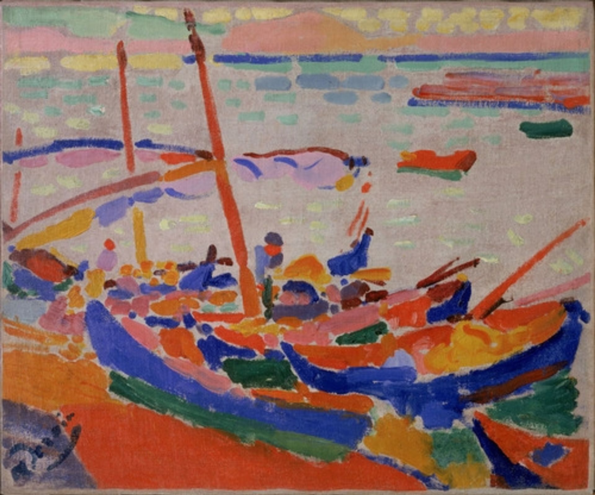 Fishing Boats, Collioure by Andre Derain