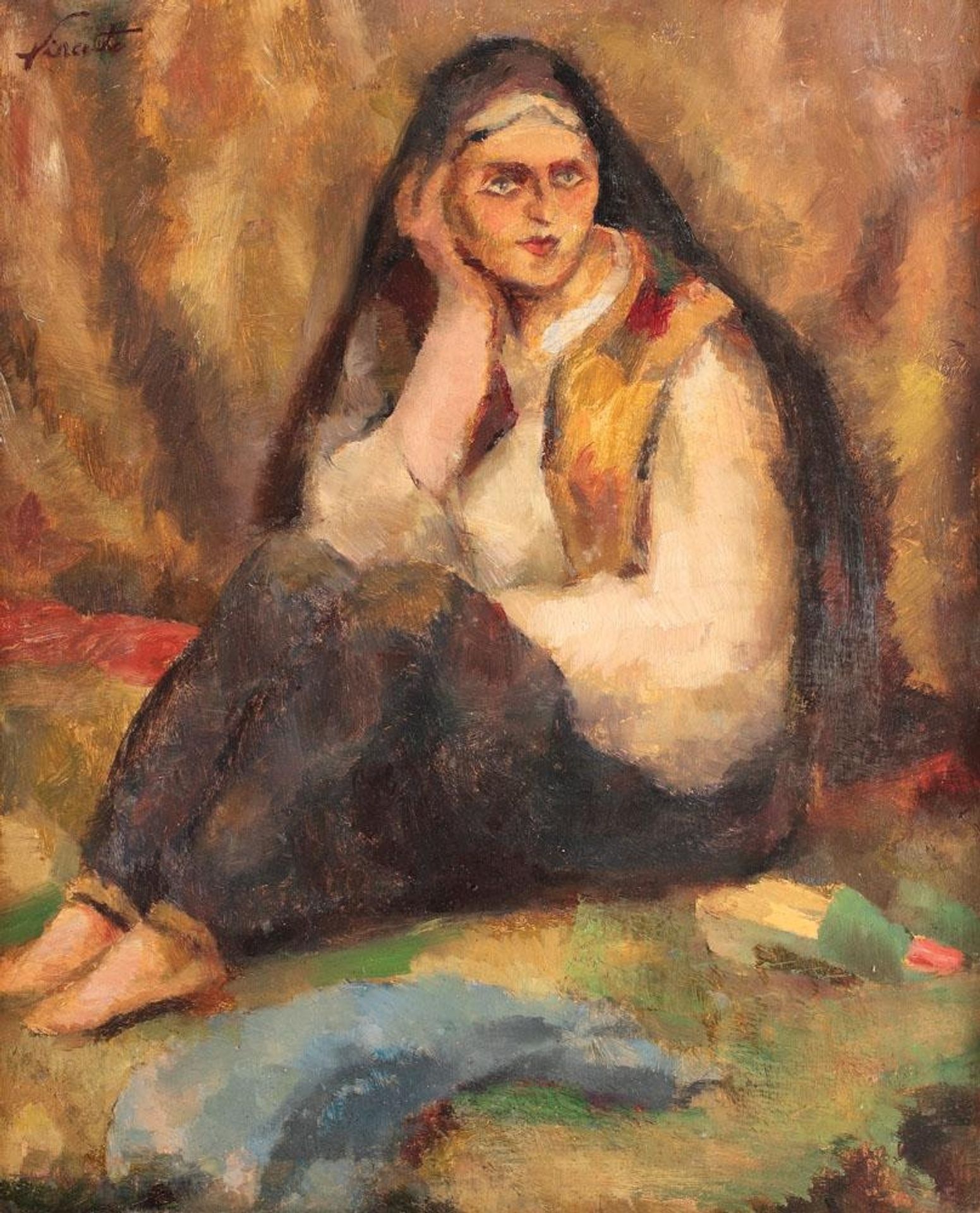 Odalisque by Francisc Sirato