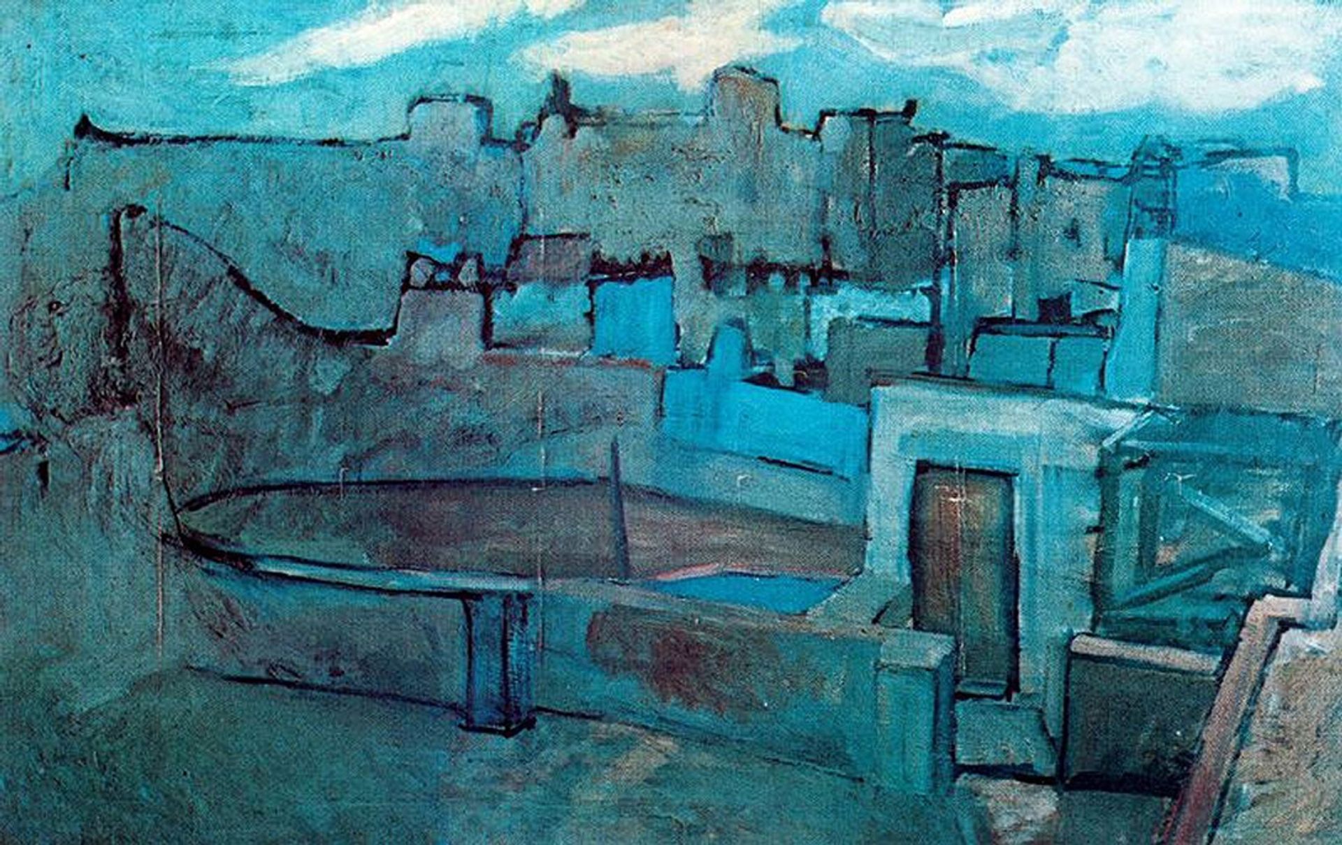 The roofs of Barcelona by Pablo Picasso