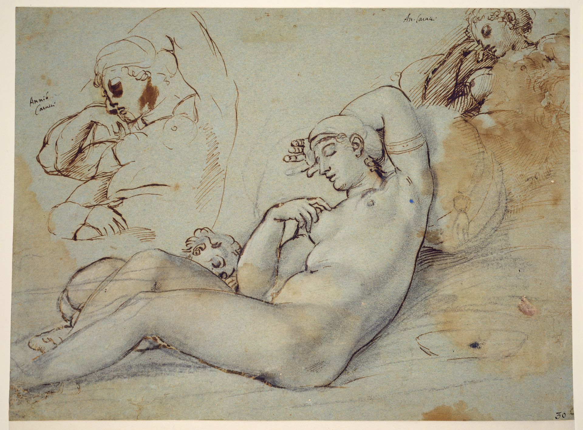 Study of Venus at Rest by Annibale Carracci