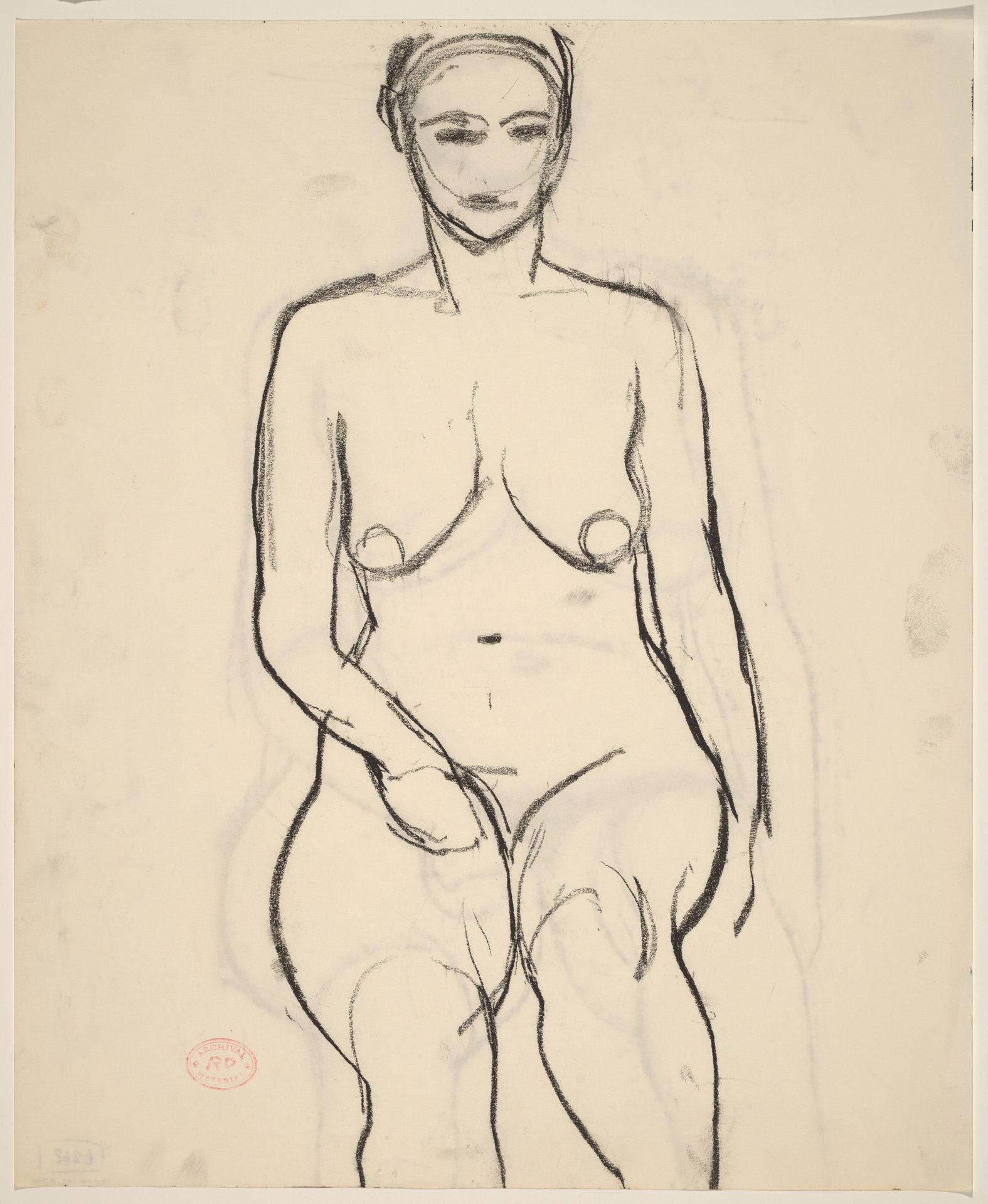 Untitled [female nude] by Richard Diebenkorn