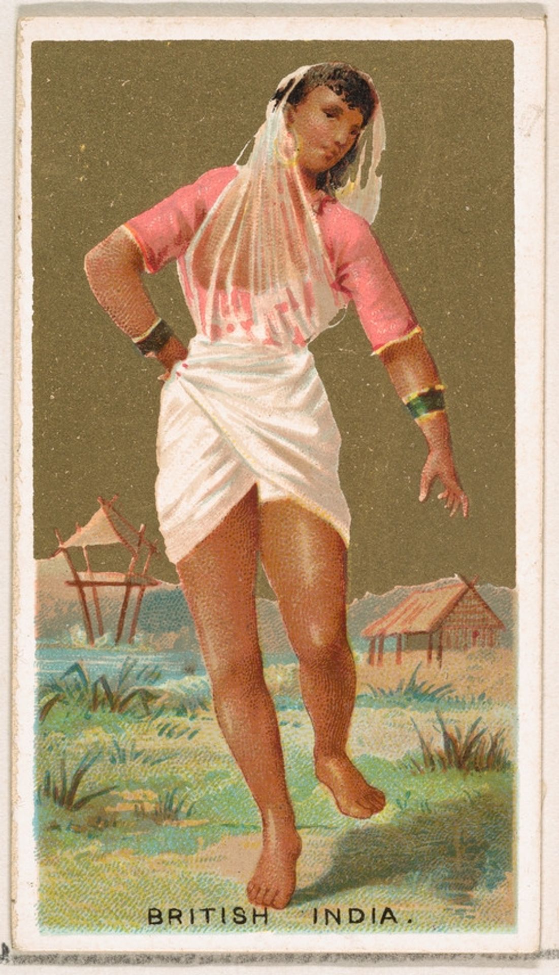 British India, from the Dancing Girls of the World series (N185) issued by Wm. S. Kimball & Co. by William S. Kimball & Company