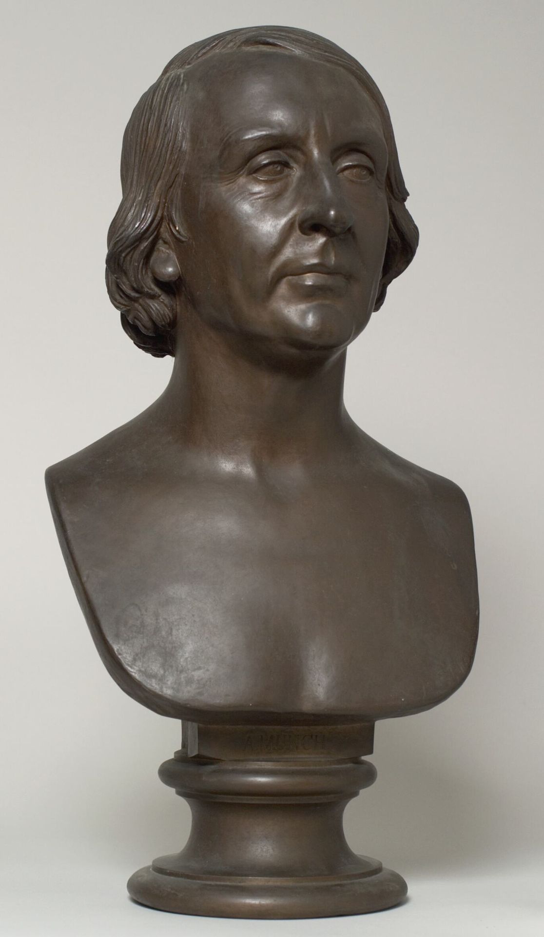 Den norske digter Andreas Munch by H.W. Bissen
