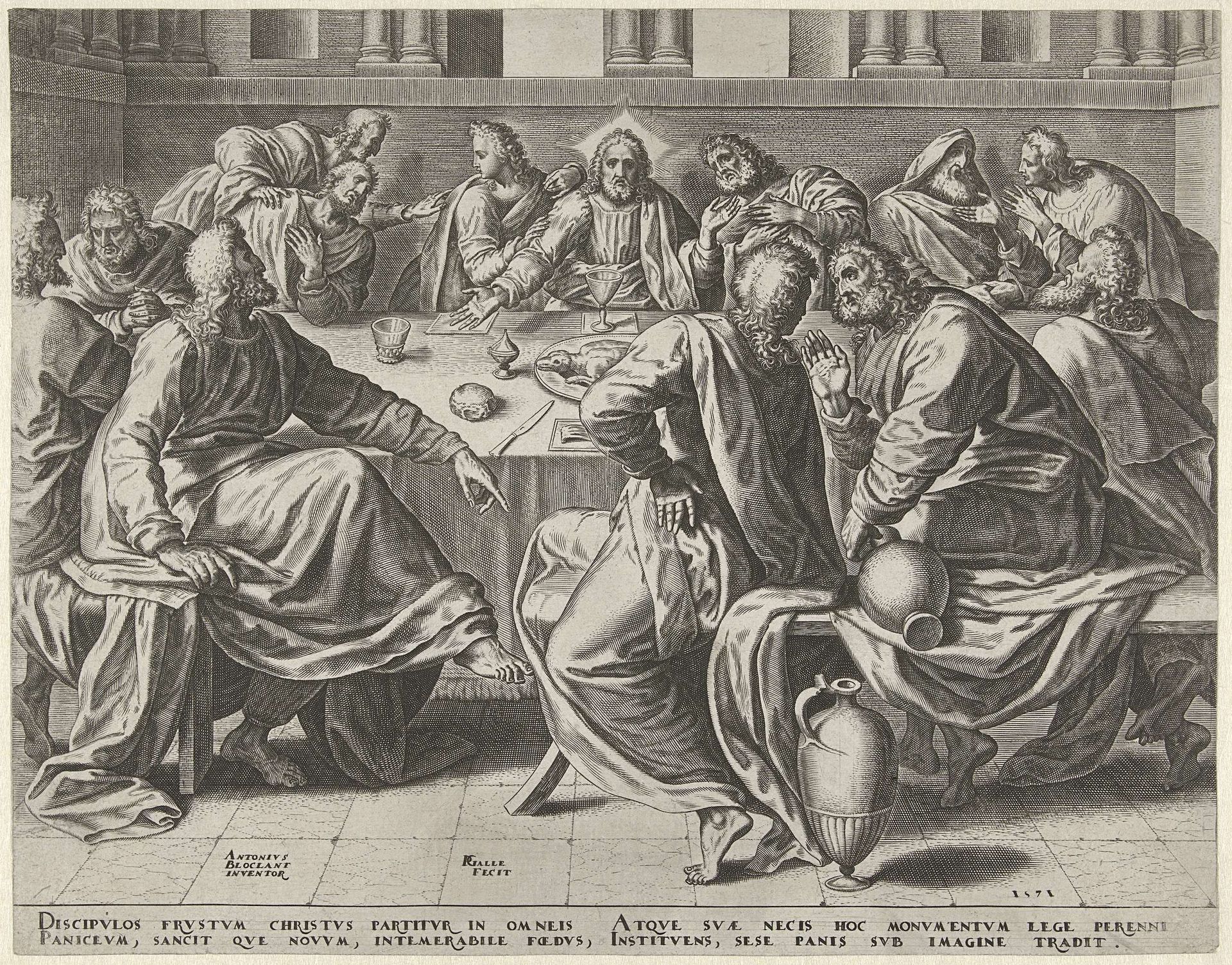 Laatste Avondmaal by Philips Galle