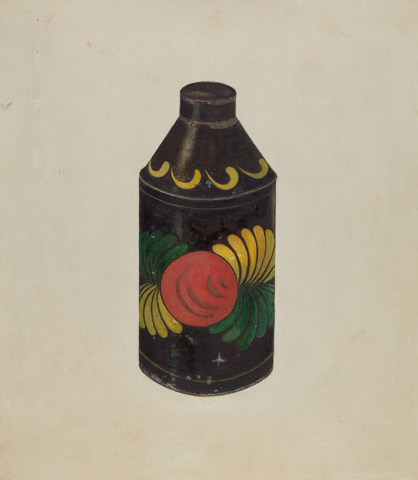 Toleware Tea Cannister by Edward White