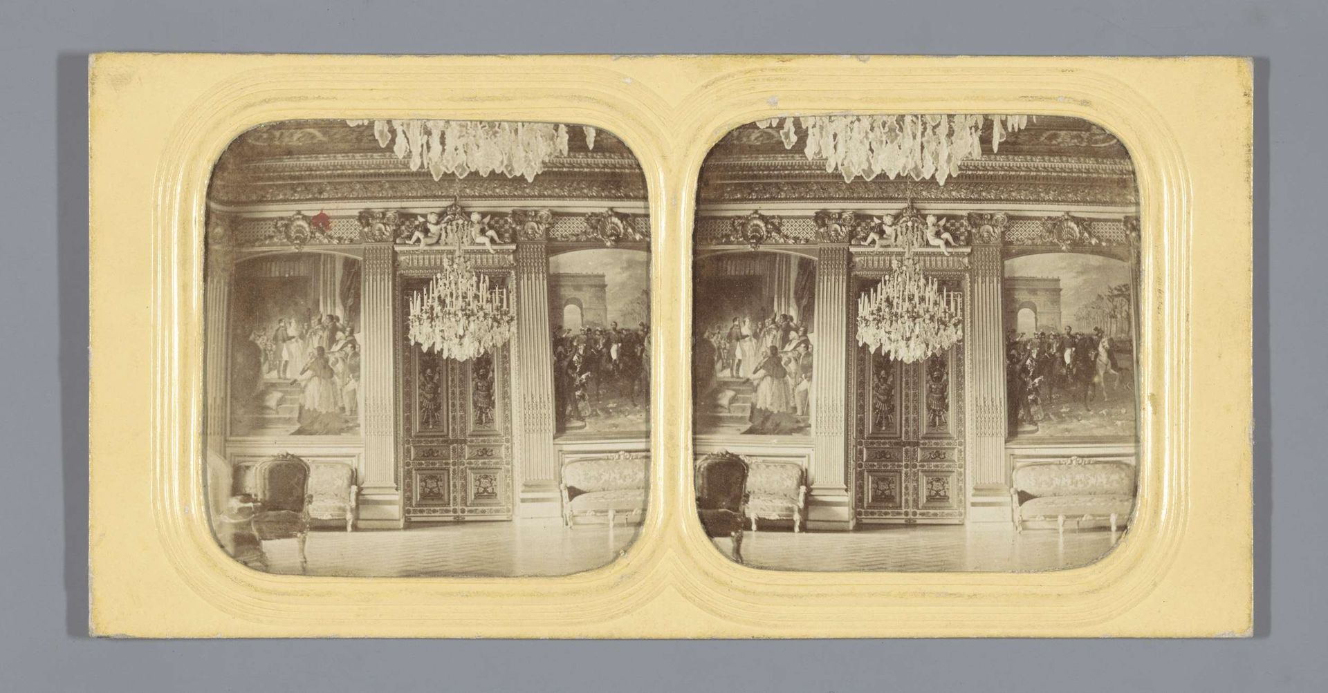 Keizerlijke trouwzaal in het Palais du Luxembourg, Parijs by Anonymous