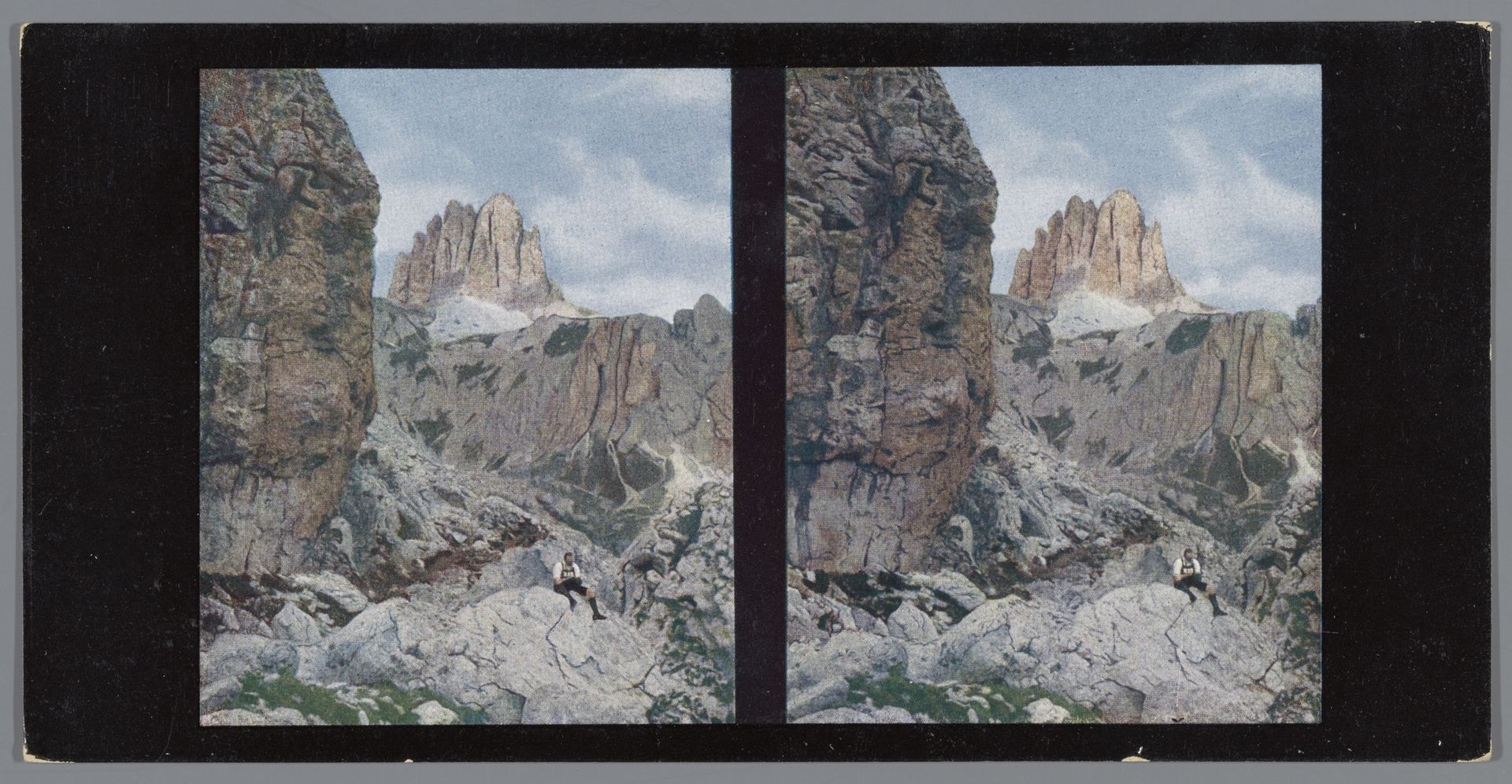 Berglandschap in de Dolomieten by Hans Hildenbrand