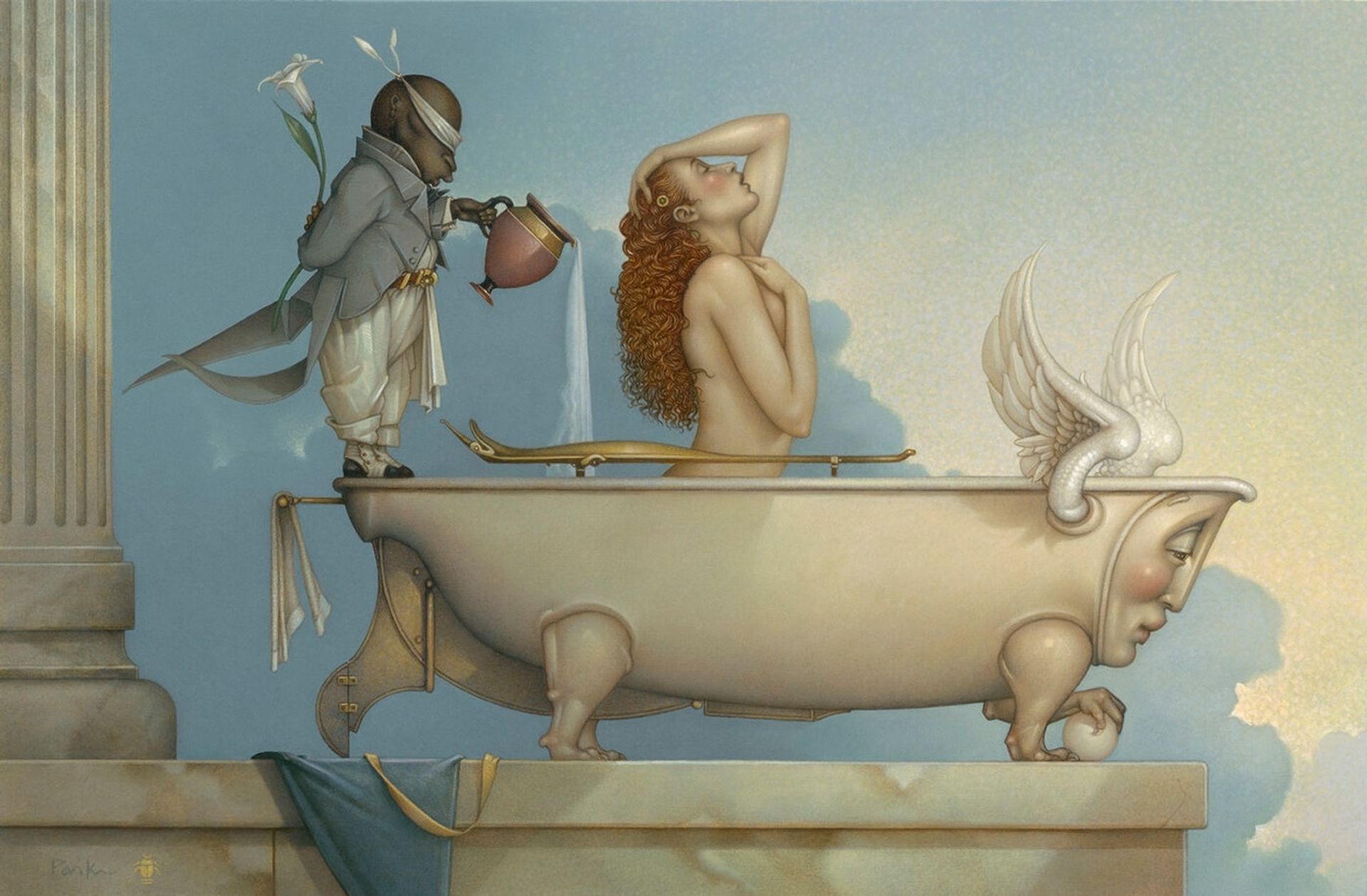 The Bath by Michael Parkes