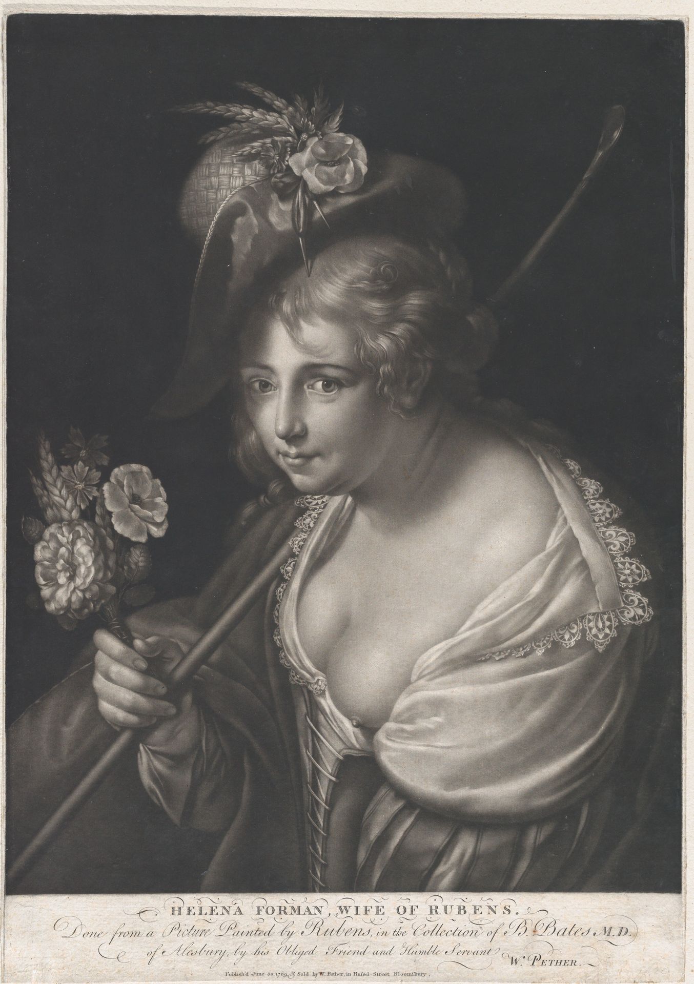 Portrait of Helena Fourment by William Dickinson