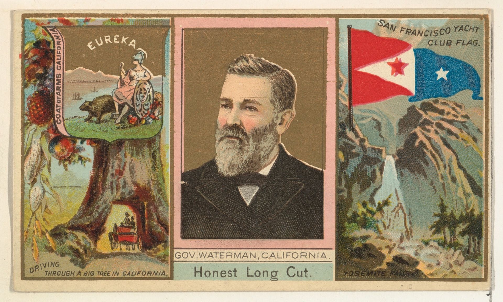Governor Waterman, California, from "Governors, Arms, Etc." series (N133-1), issued by Duke Sons & Co. by W. Duke, Sons & Co.