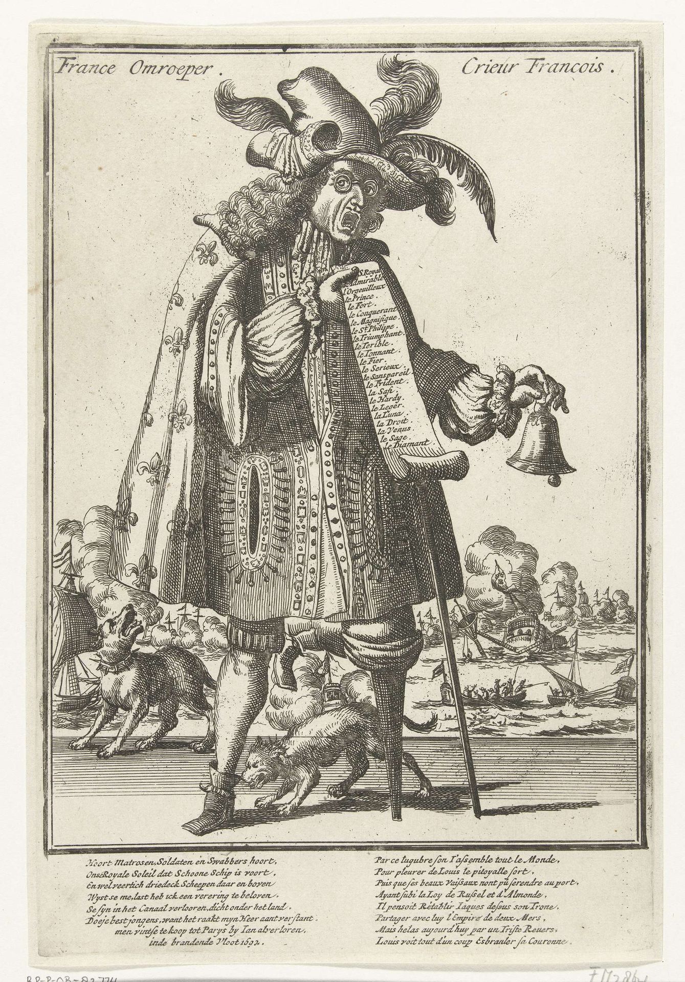 De Franse Omroeper, 1692 by Anonymous