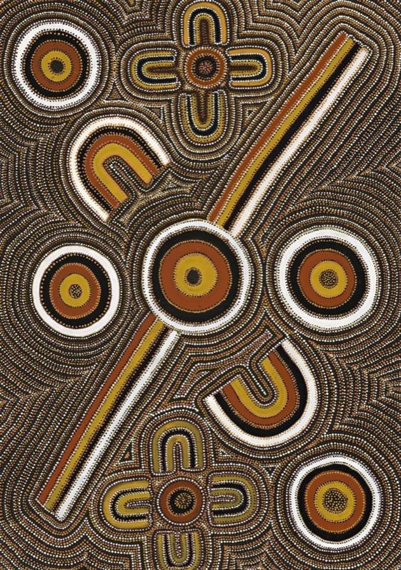Untitled, 0Q41 by Kathleen Petyarre