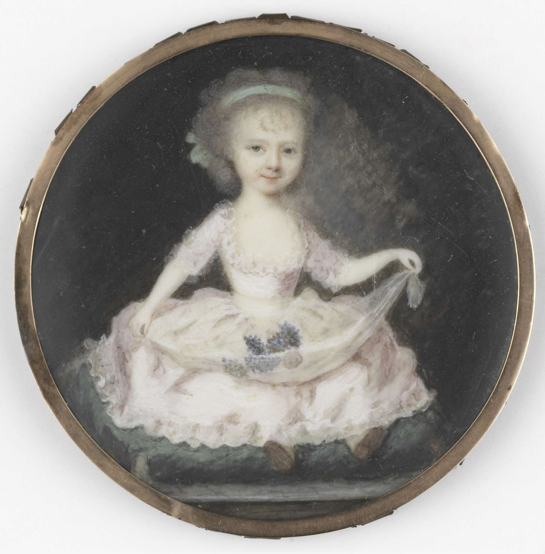 Portret van een kind, gehouden voor Frederica Louisa Wilhelmina (1770-1819), prinses van Oranje-Nassau. Dochter van prins Willem V by Anthonie Joseph Helant