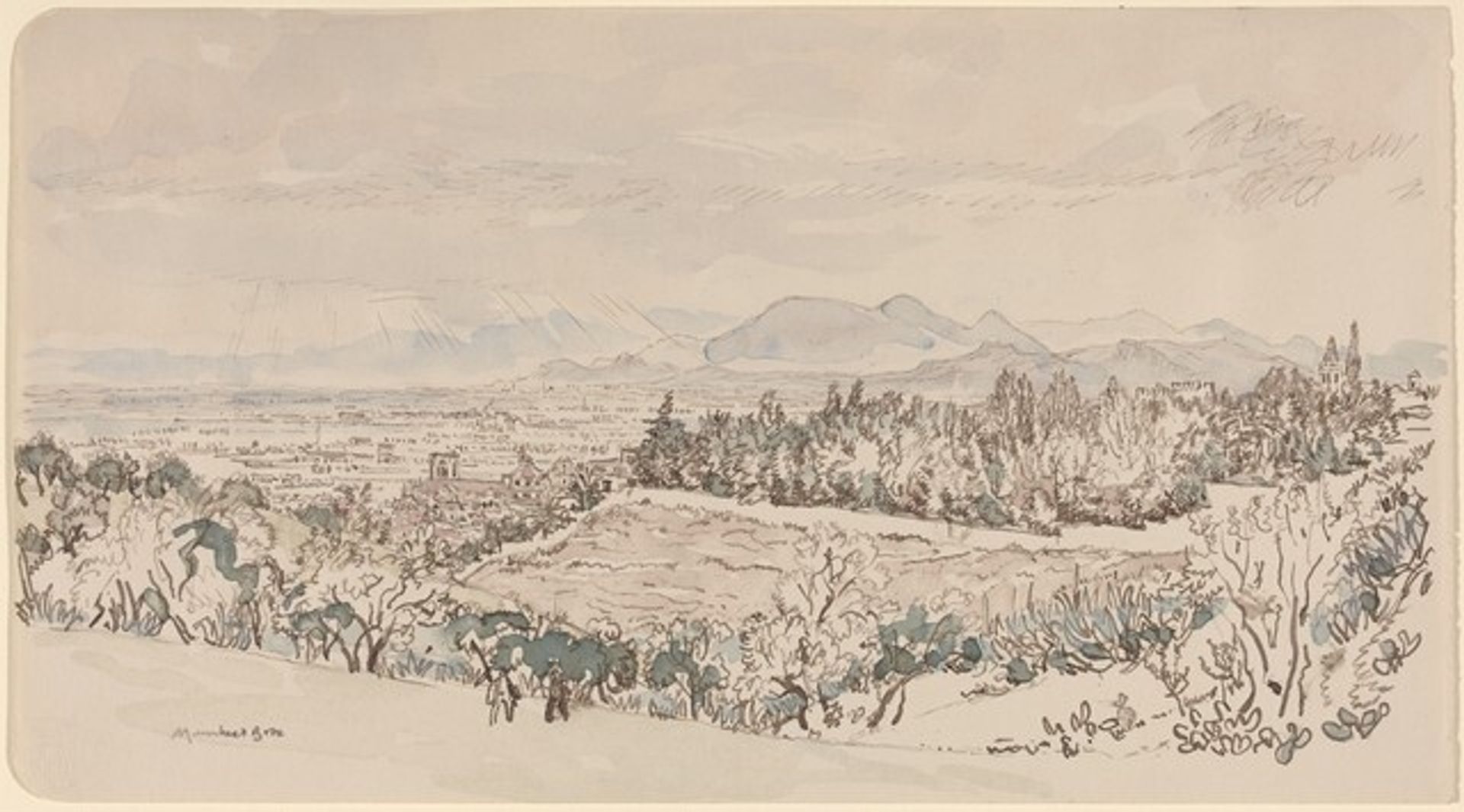 Vega of Granada by Muirhead Bone