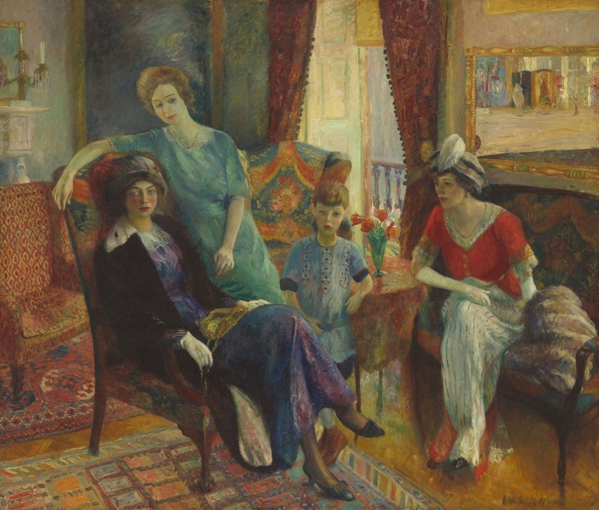 Family Group by William James Glackens