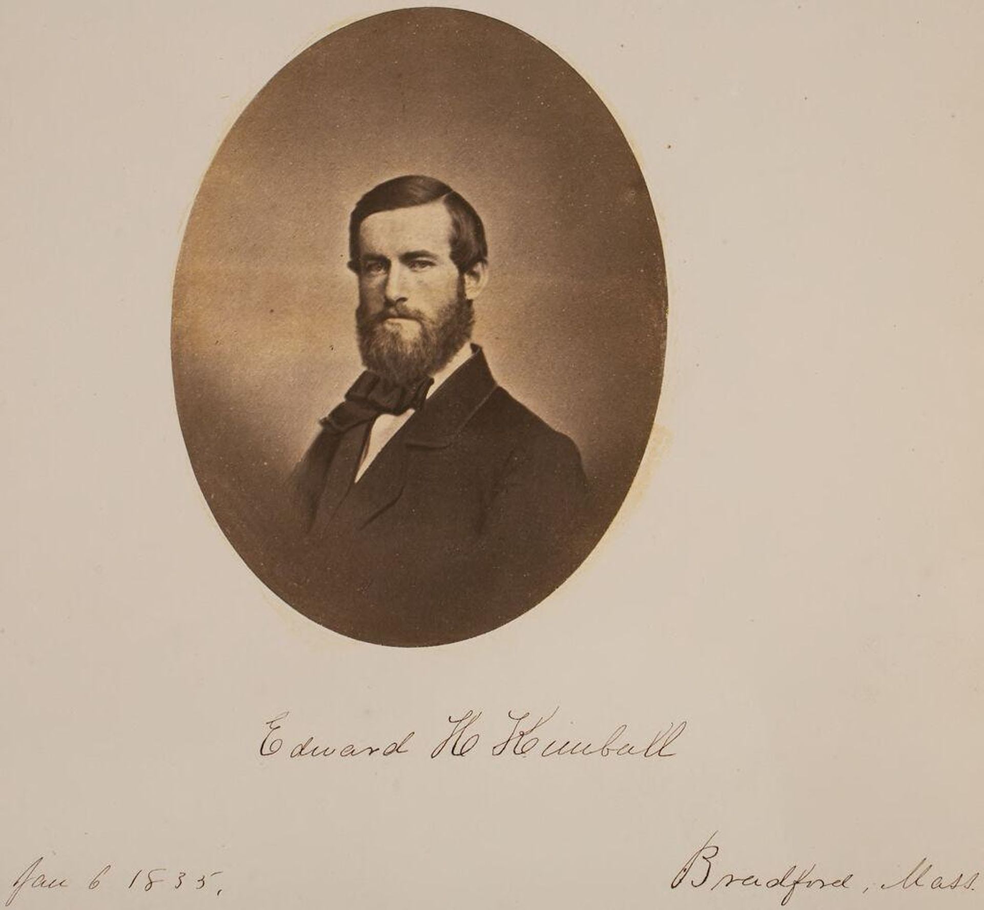 Edward Harrington Kimball, Bradford, Massachusetts (1835-1874) by John Adams Whipple