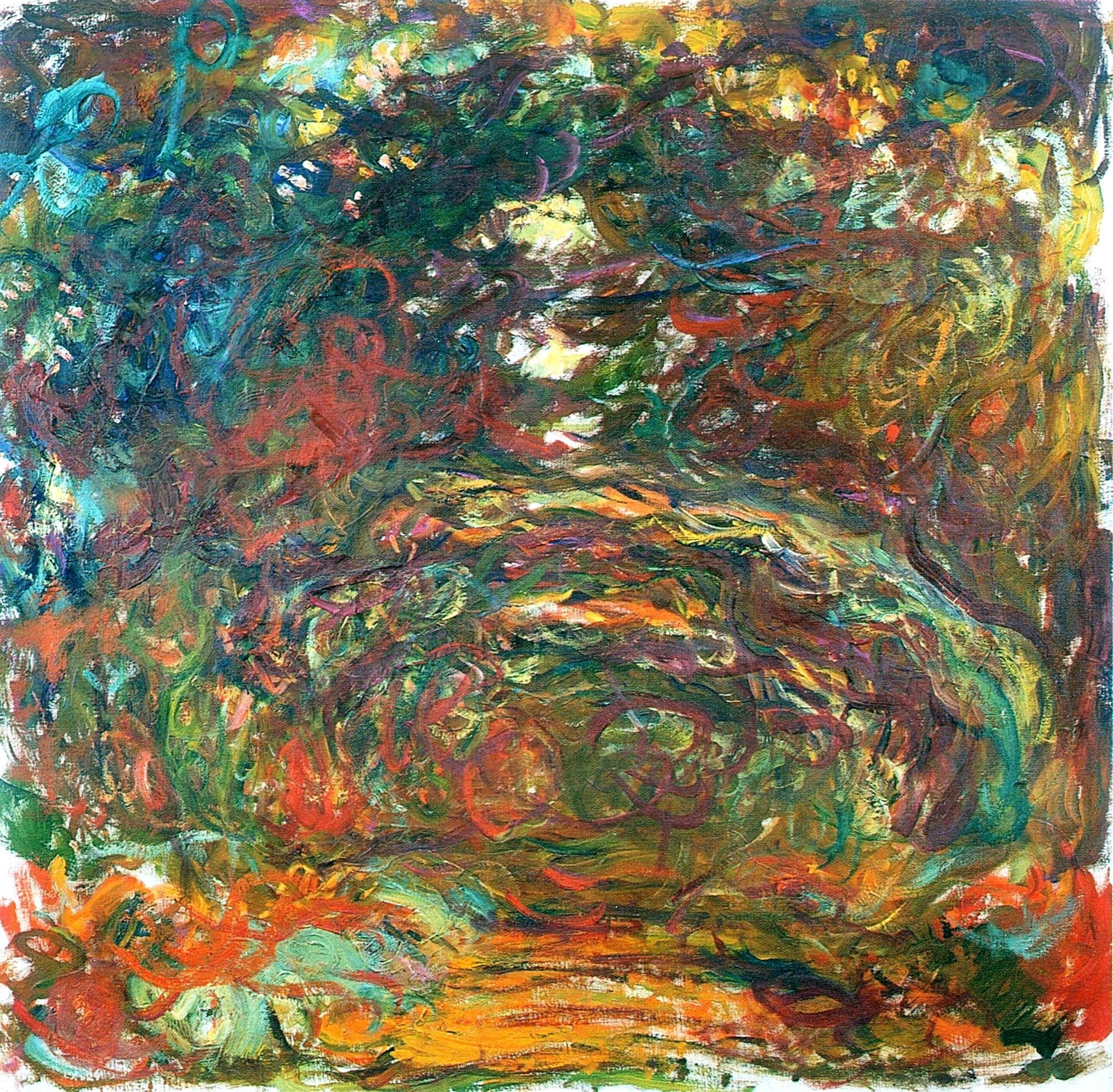 Path under the Rose Arches, Giverny by Claude Monet