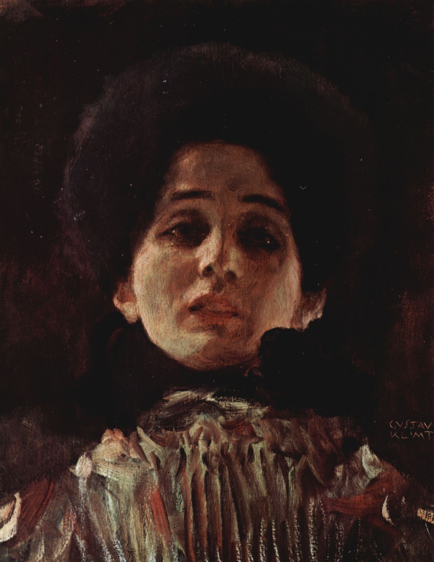 Portrait of a Woman by Gustav Klimt