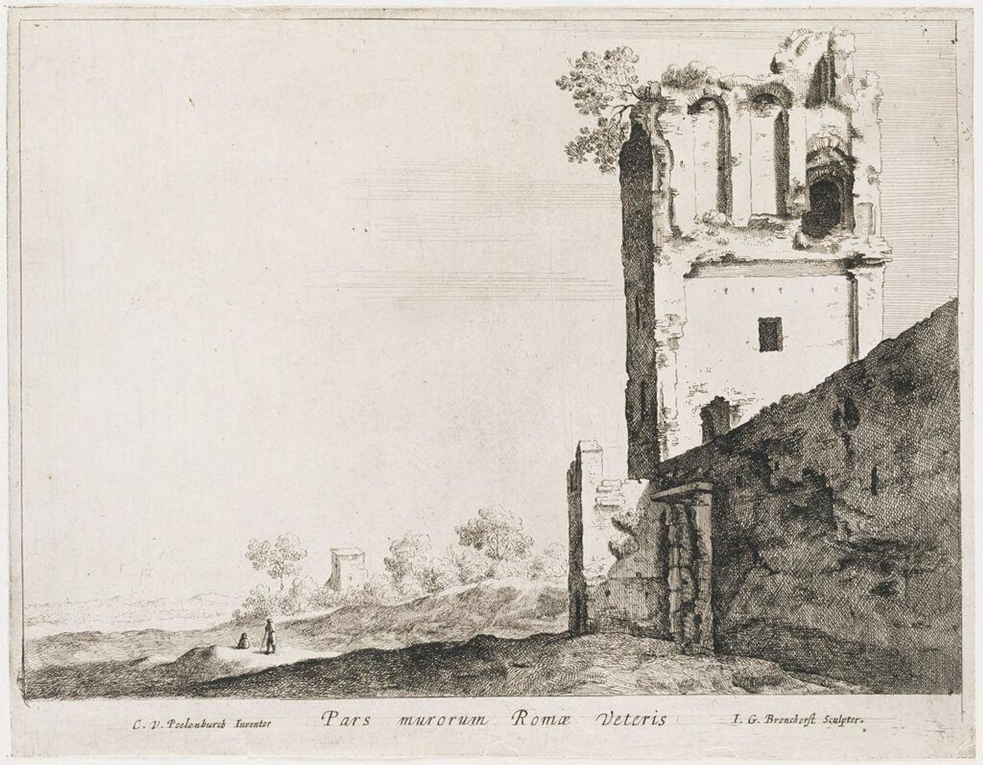 The Walls of Ancient Rome by Jan Gerritsz van Bronchorst