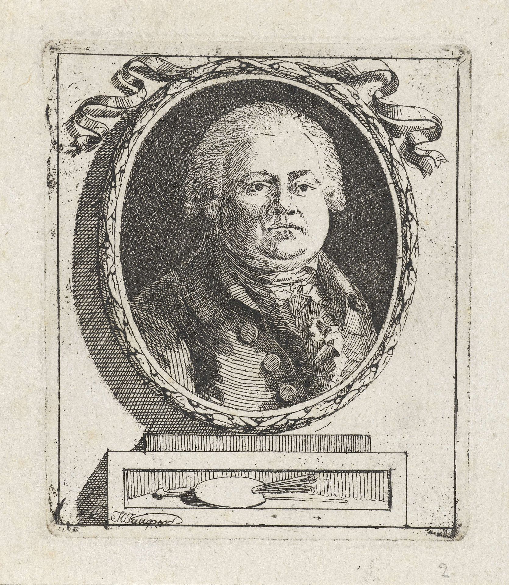 Zelfportret van Hendrik Kuipers by Hendrik Kuipers