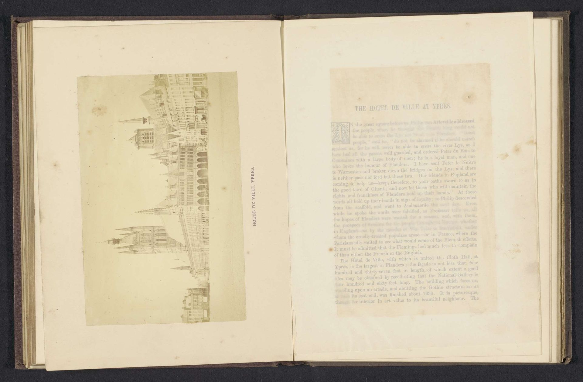 Hotel de ville, Ypres by Cundall & Fleming